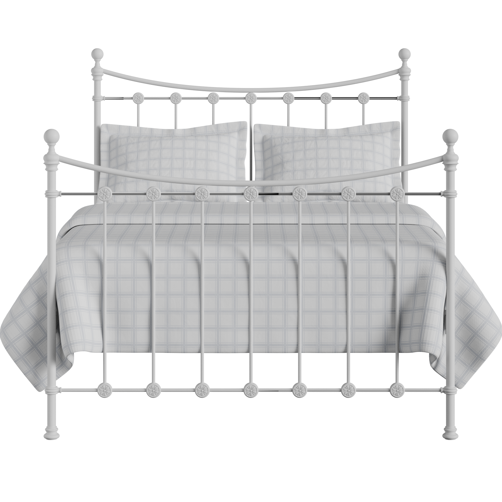 Carrick Solo iron/metal bed in white