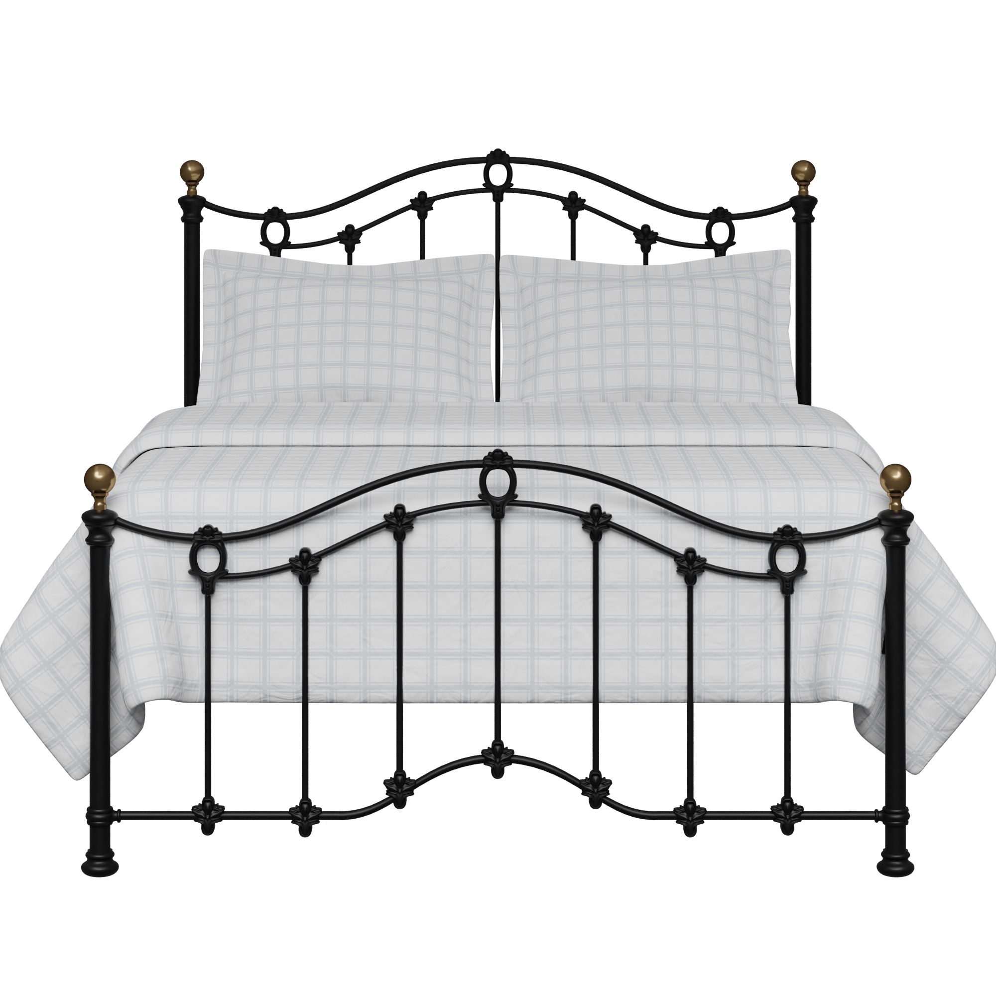 iron cot queen size