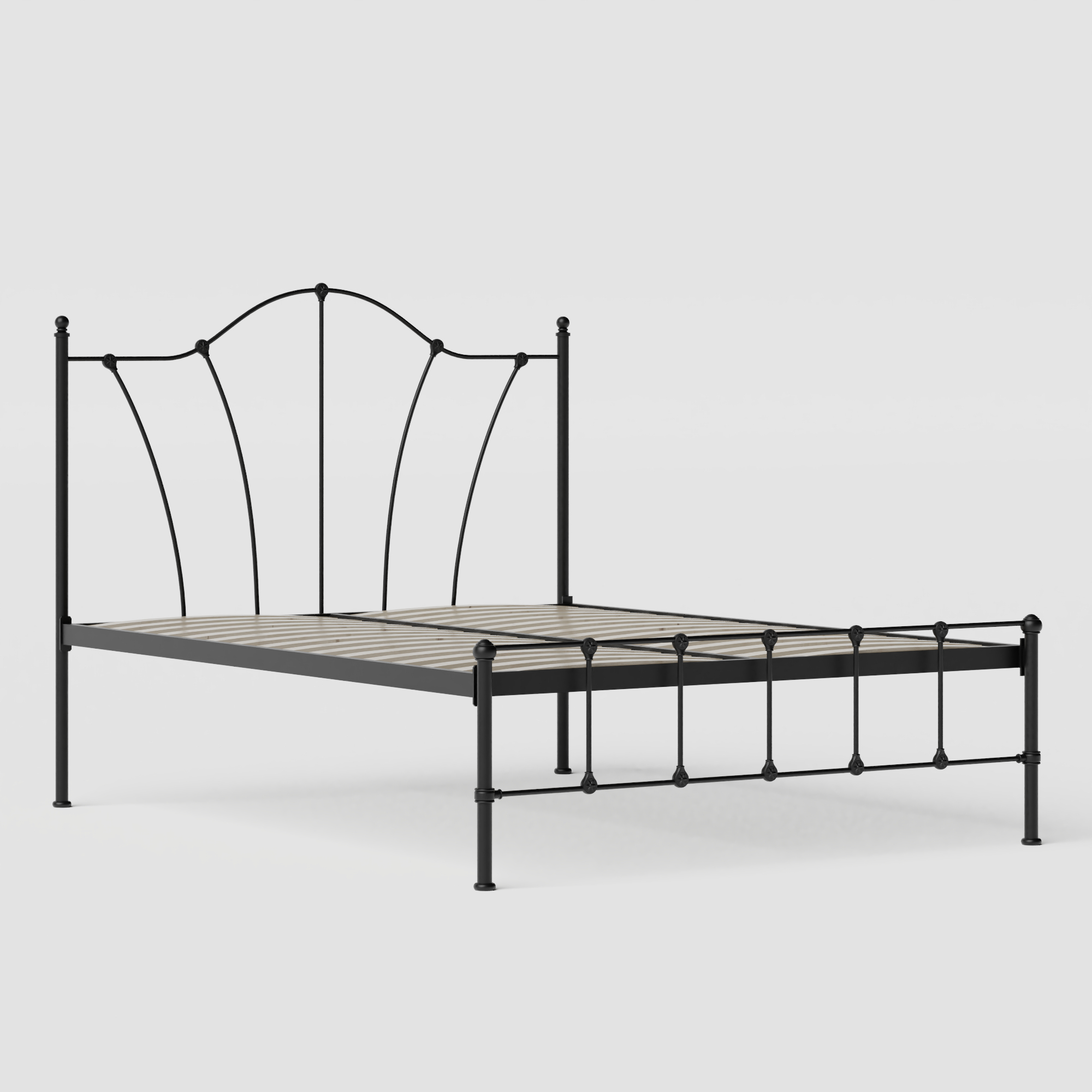 Claudia iron/metal bed in black