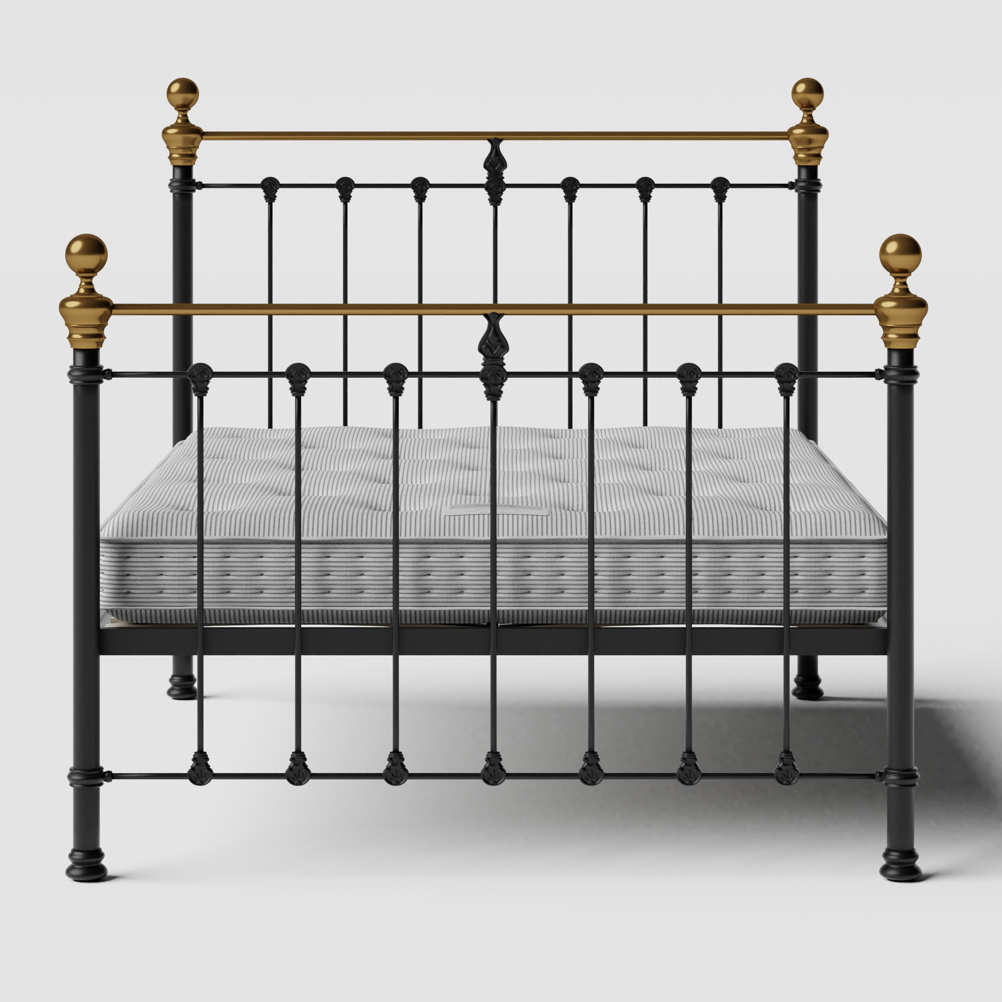 Hamilton cama de metal en negro con colchón