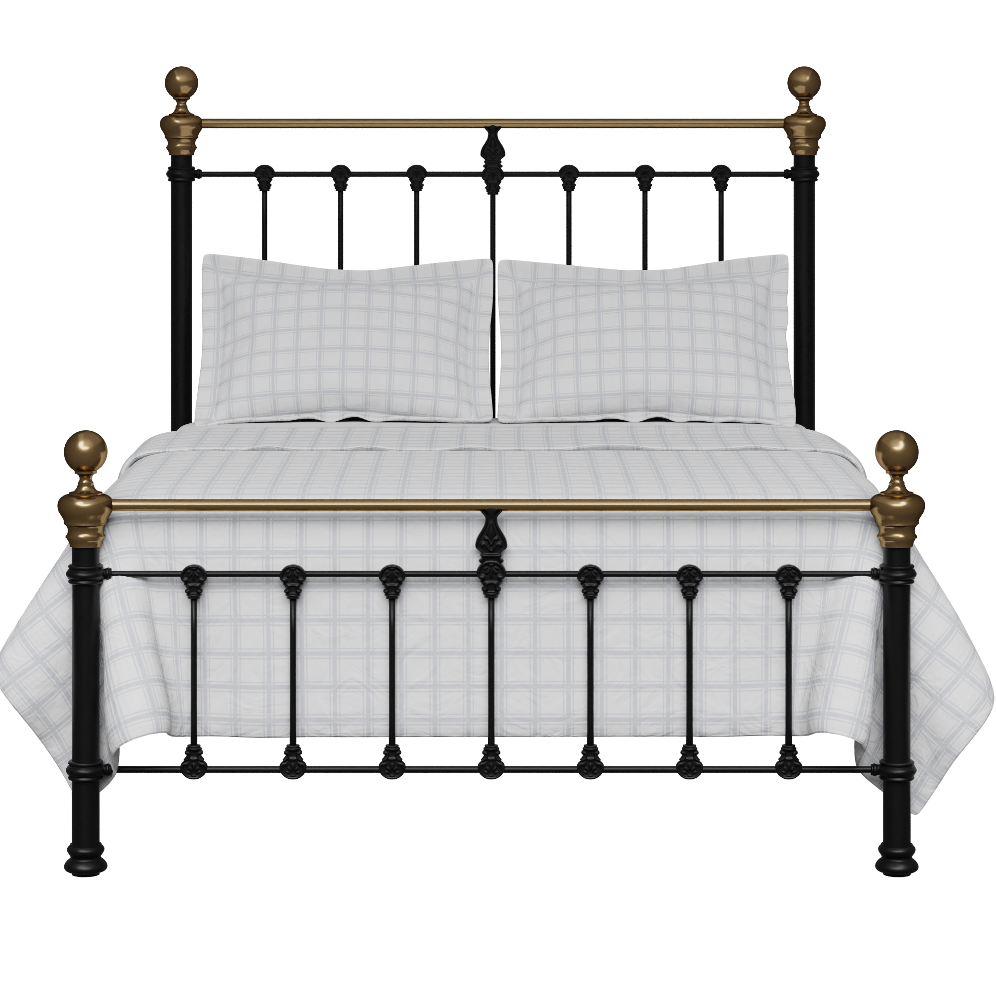 Hamilton Low Footend iron/metal bed in black
