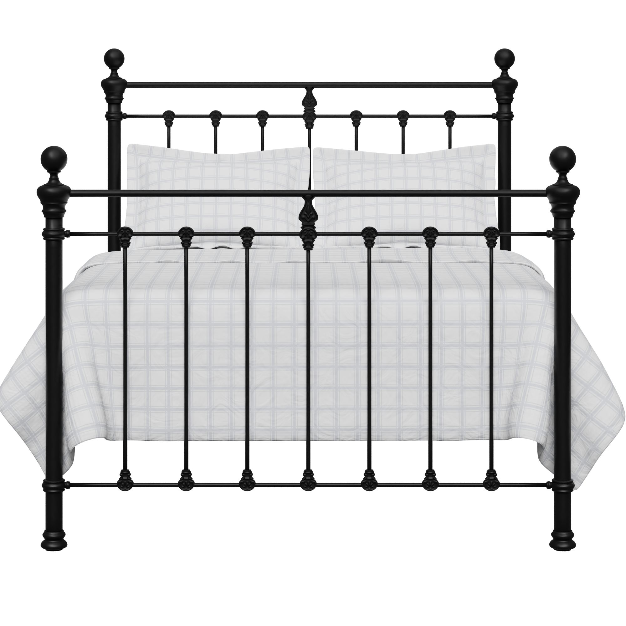 Hamilton with Painted Knobs Iron/Metal Bed Frame The Original Bed