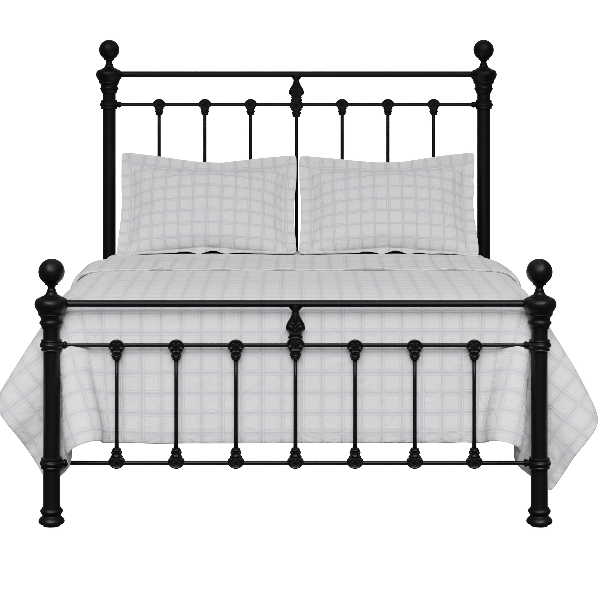 Hamilton Solo Low Footend iron/metal bed in black