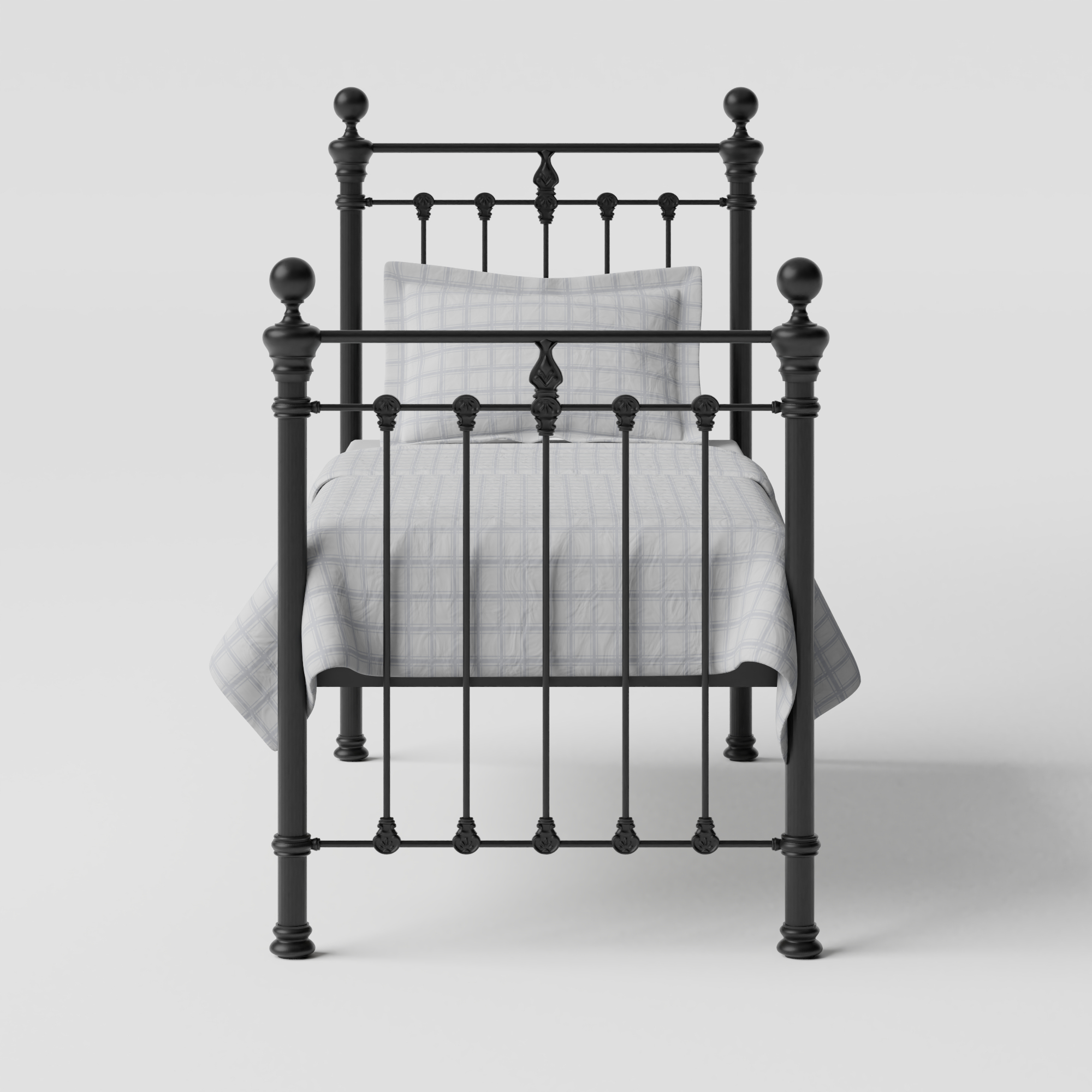 Hamilton Solo iron/metal single bed in black