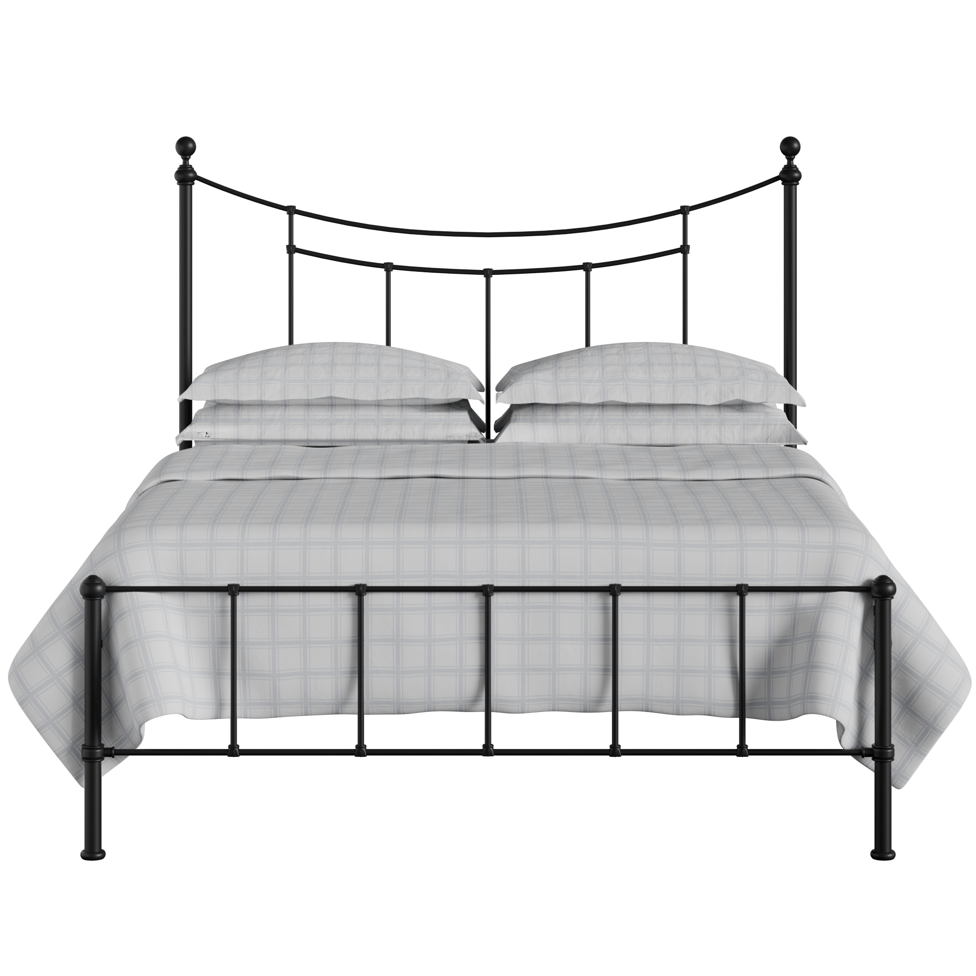 Isabelle iron/metal bed in black