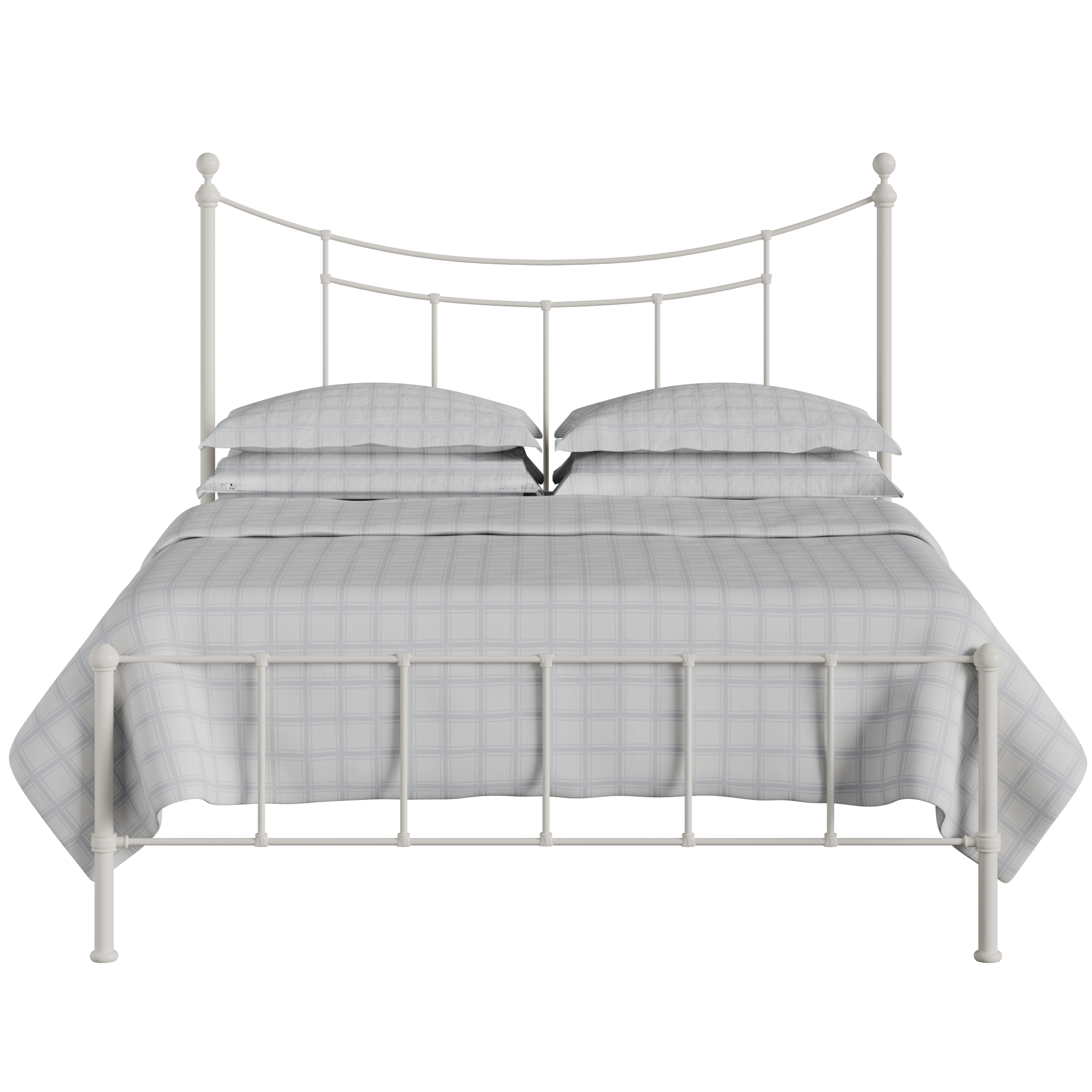 Isabelle iron/metal bed in ivory