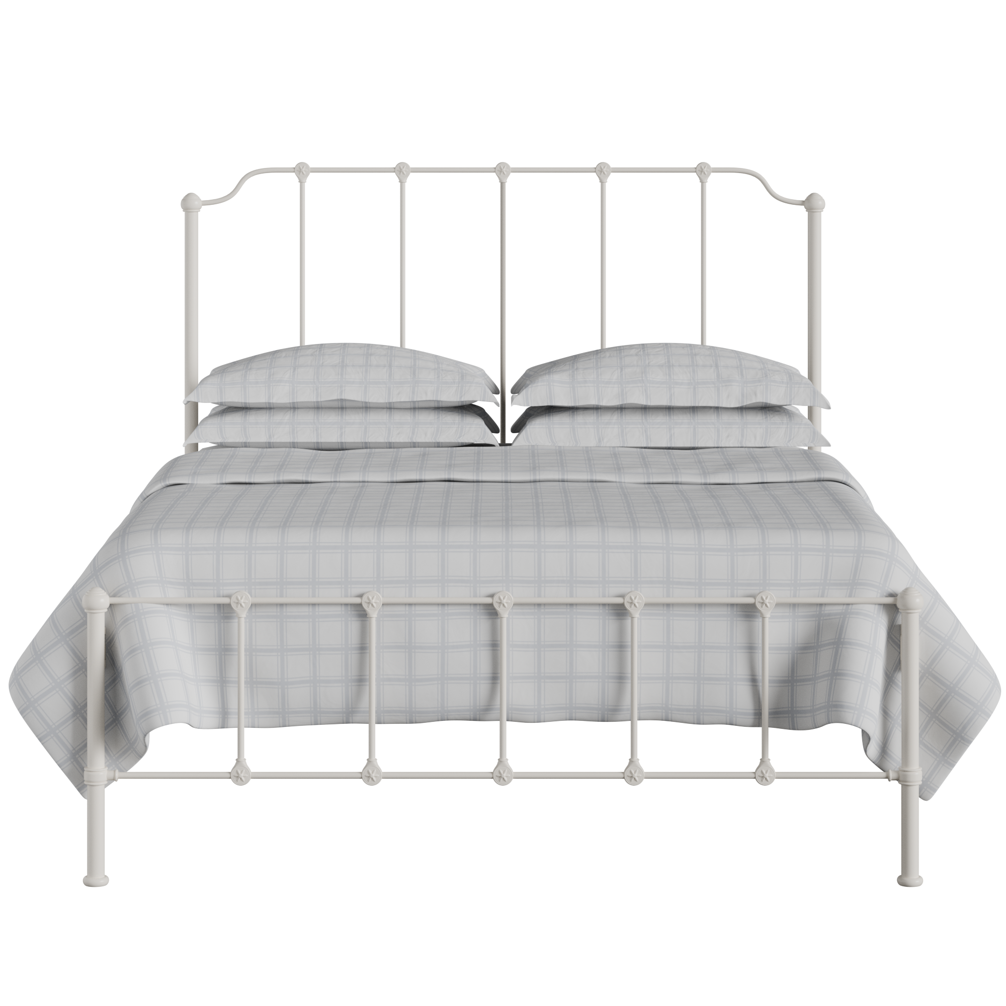 Julia iron/metal bed in ivory
