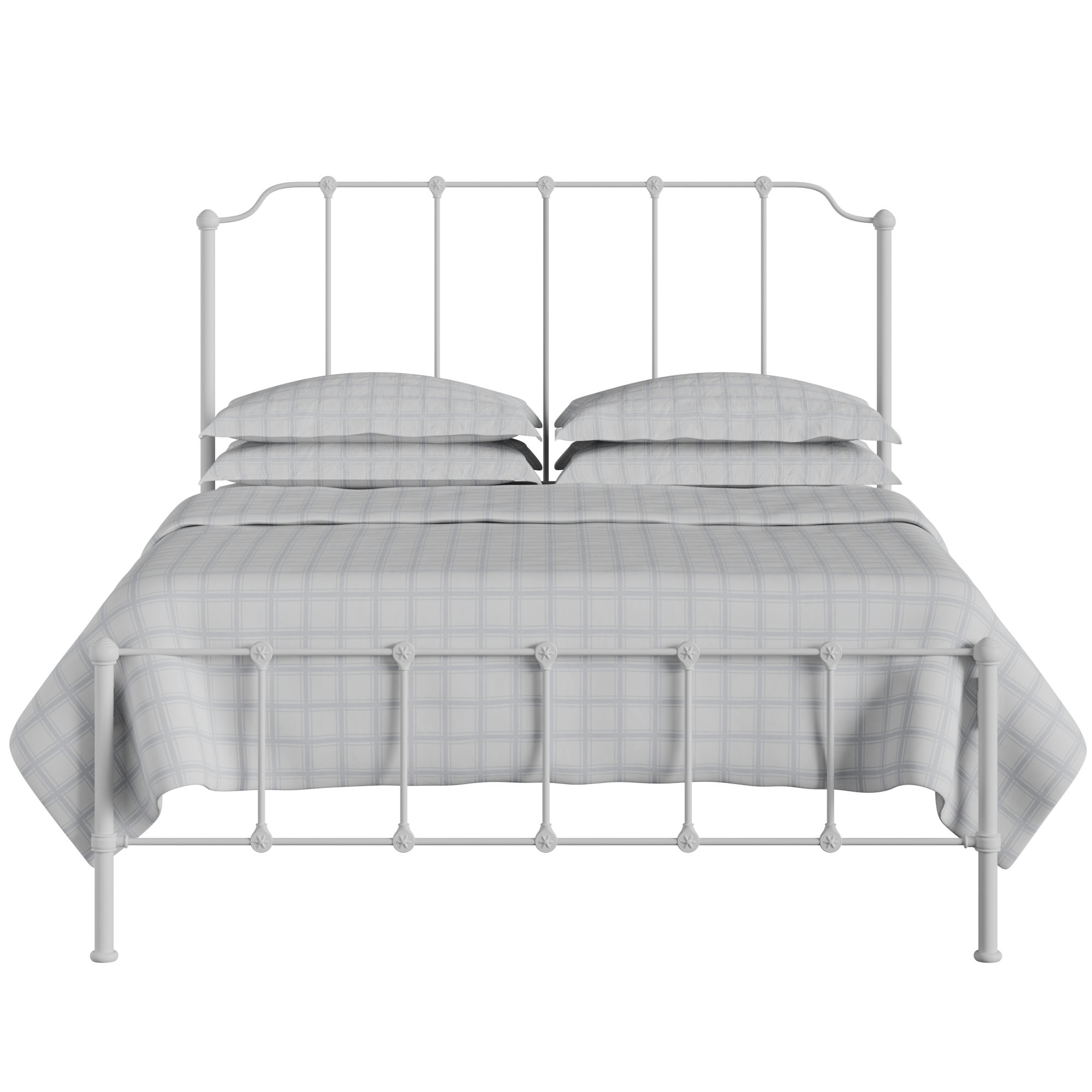 Julia iron/metal bed in white