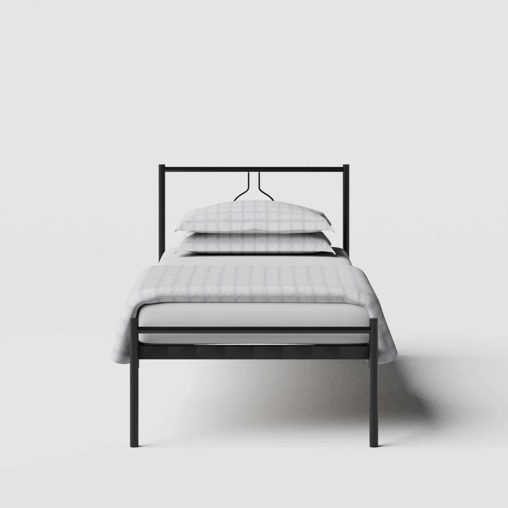 Meiji iron/metal single bed in black