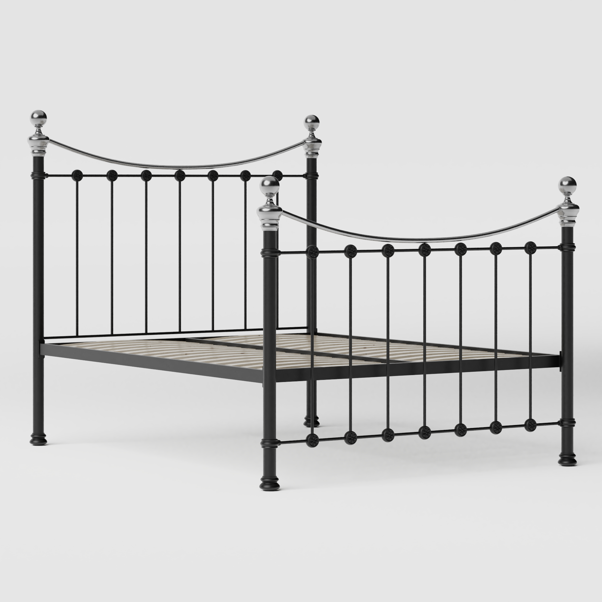 Selkirk Chromo iron/metal bed in black