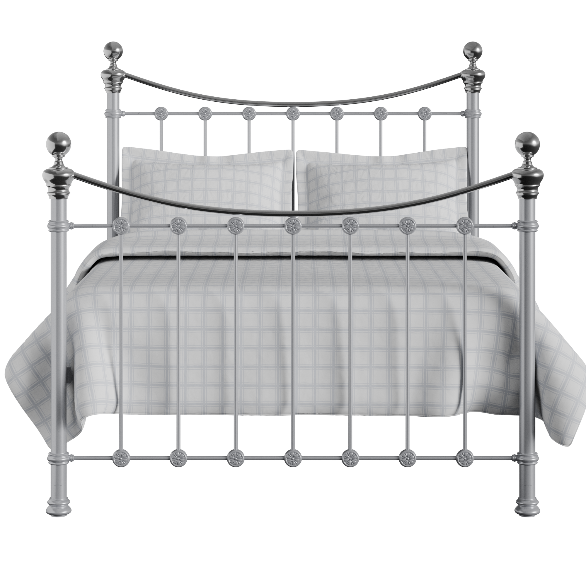 Selkirk Chromo iron/metal bed in silver