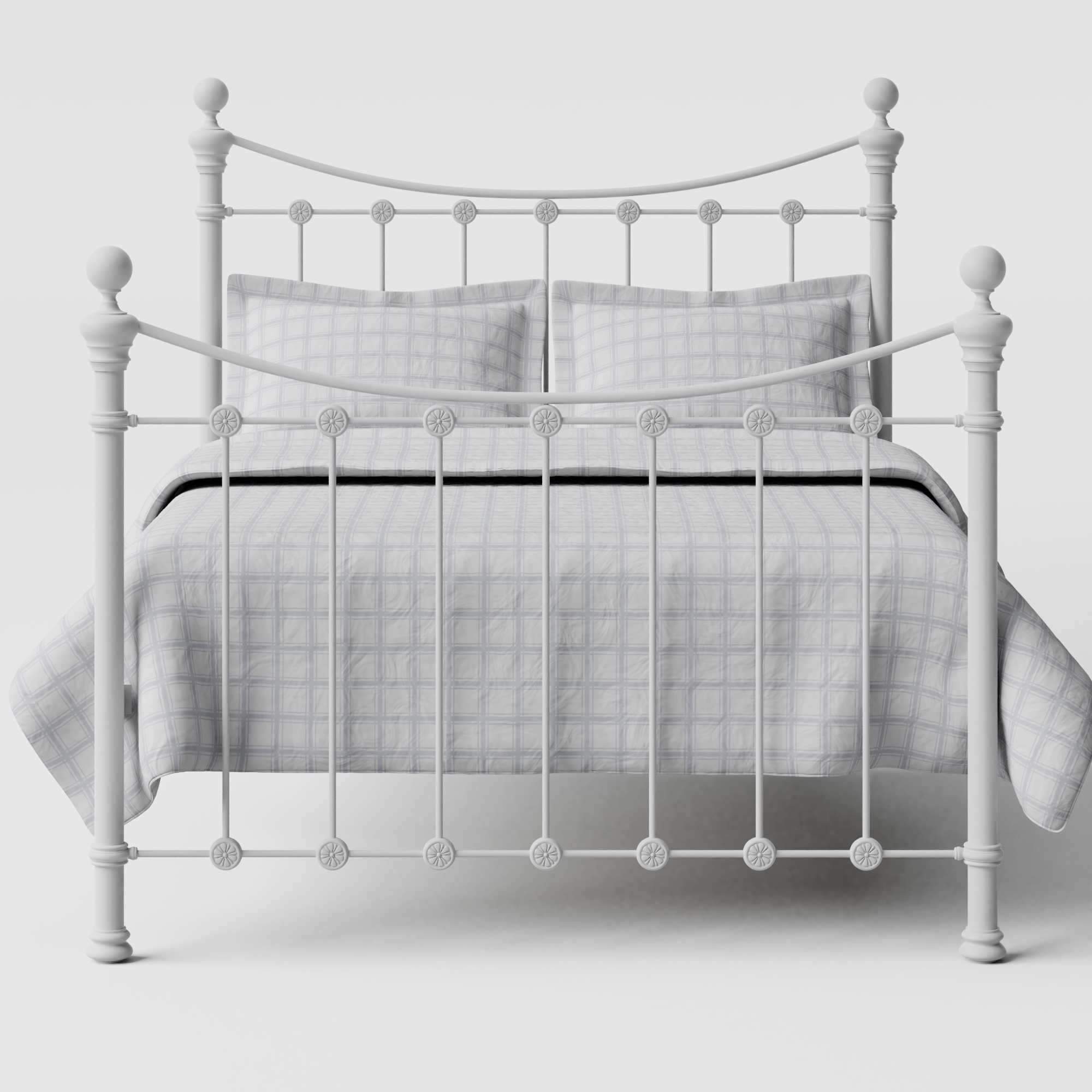 Selkirk Solo iron/metal bed in white