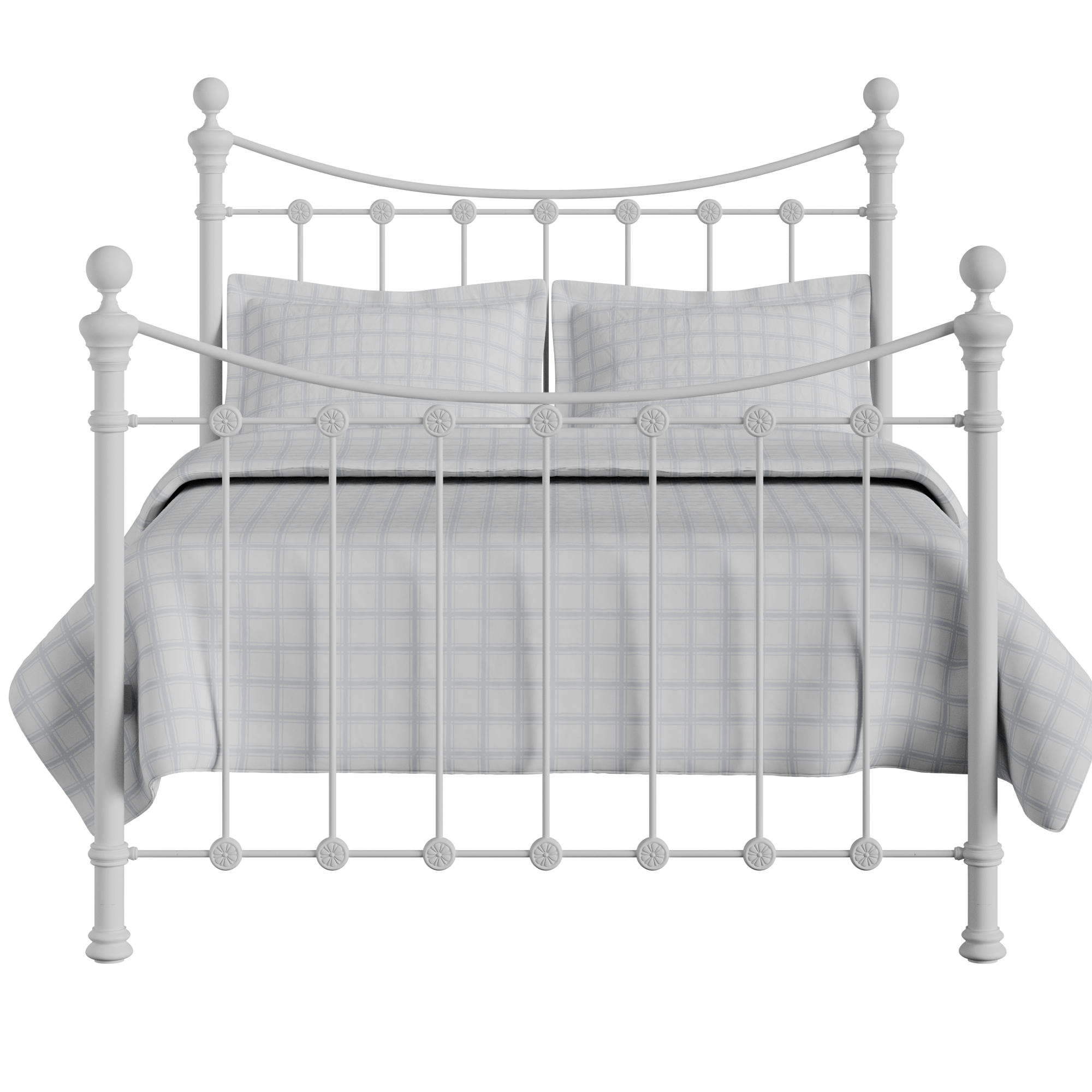 Selkirk Solo iron/metal bed in white