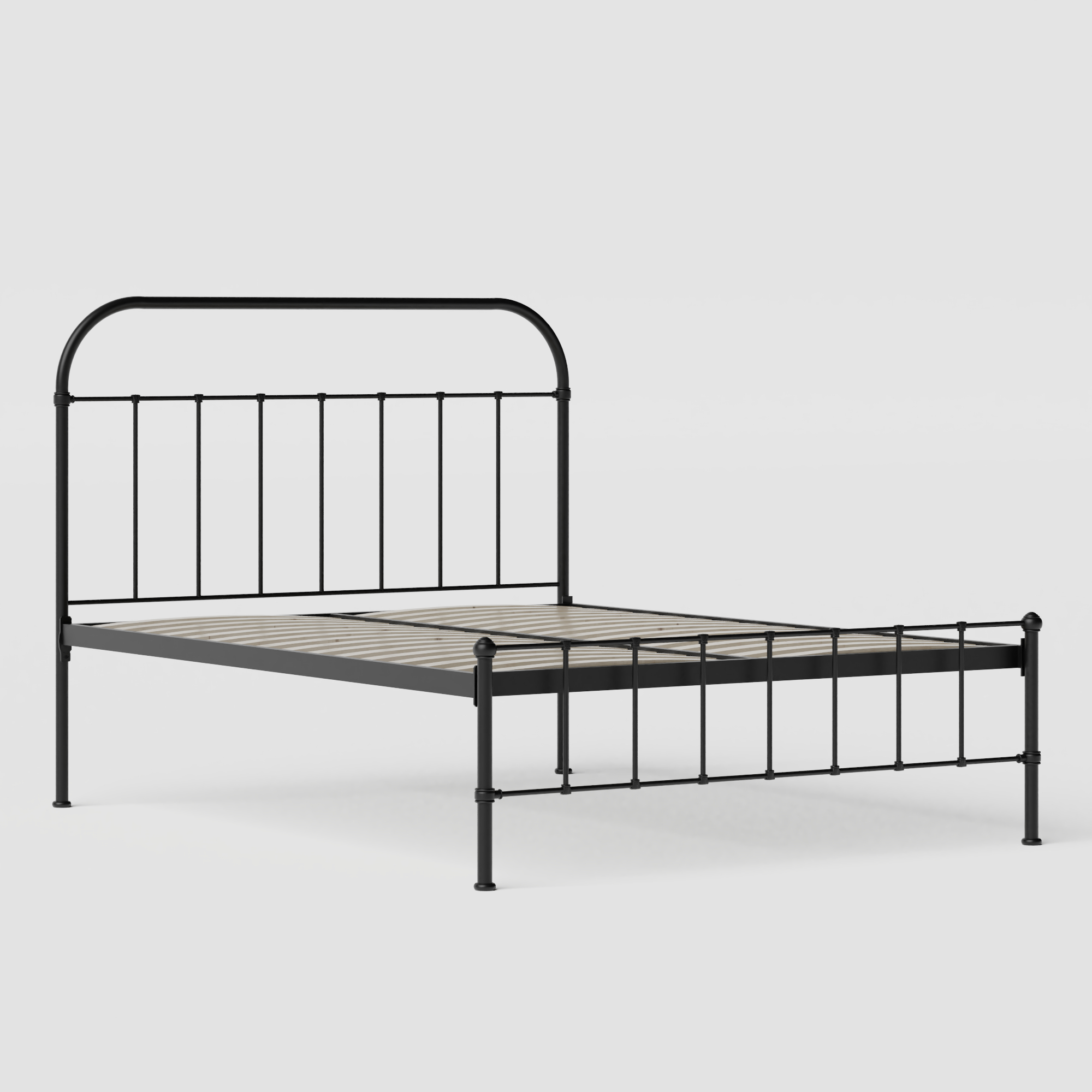 Solomon iron/metal bed in black