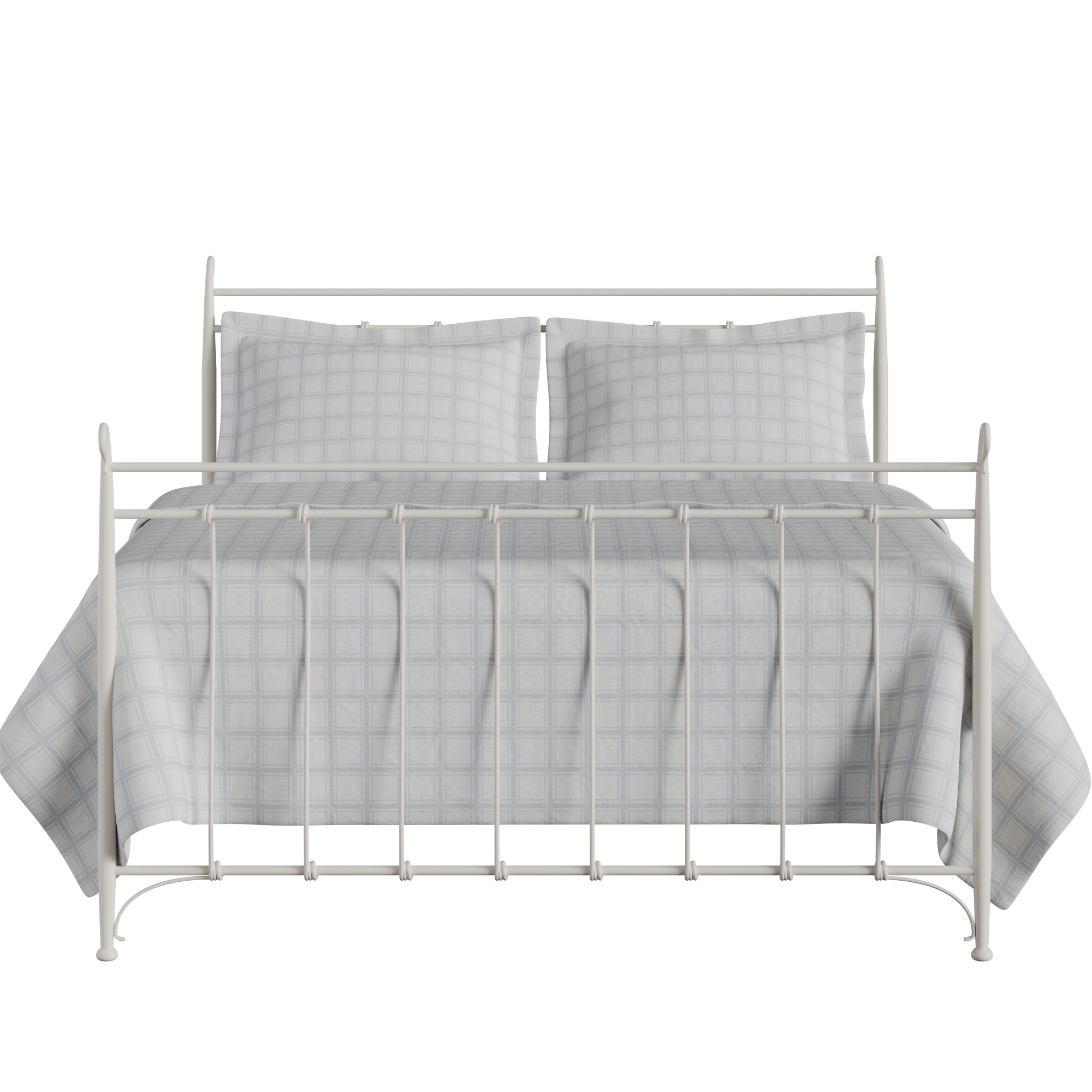 Tiffany iron/metal bed in ivory