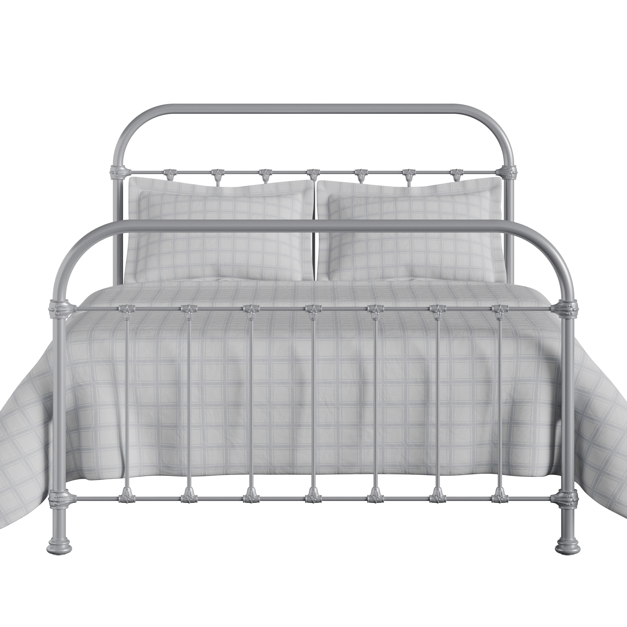 Timolin iron/metal bed in silver