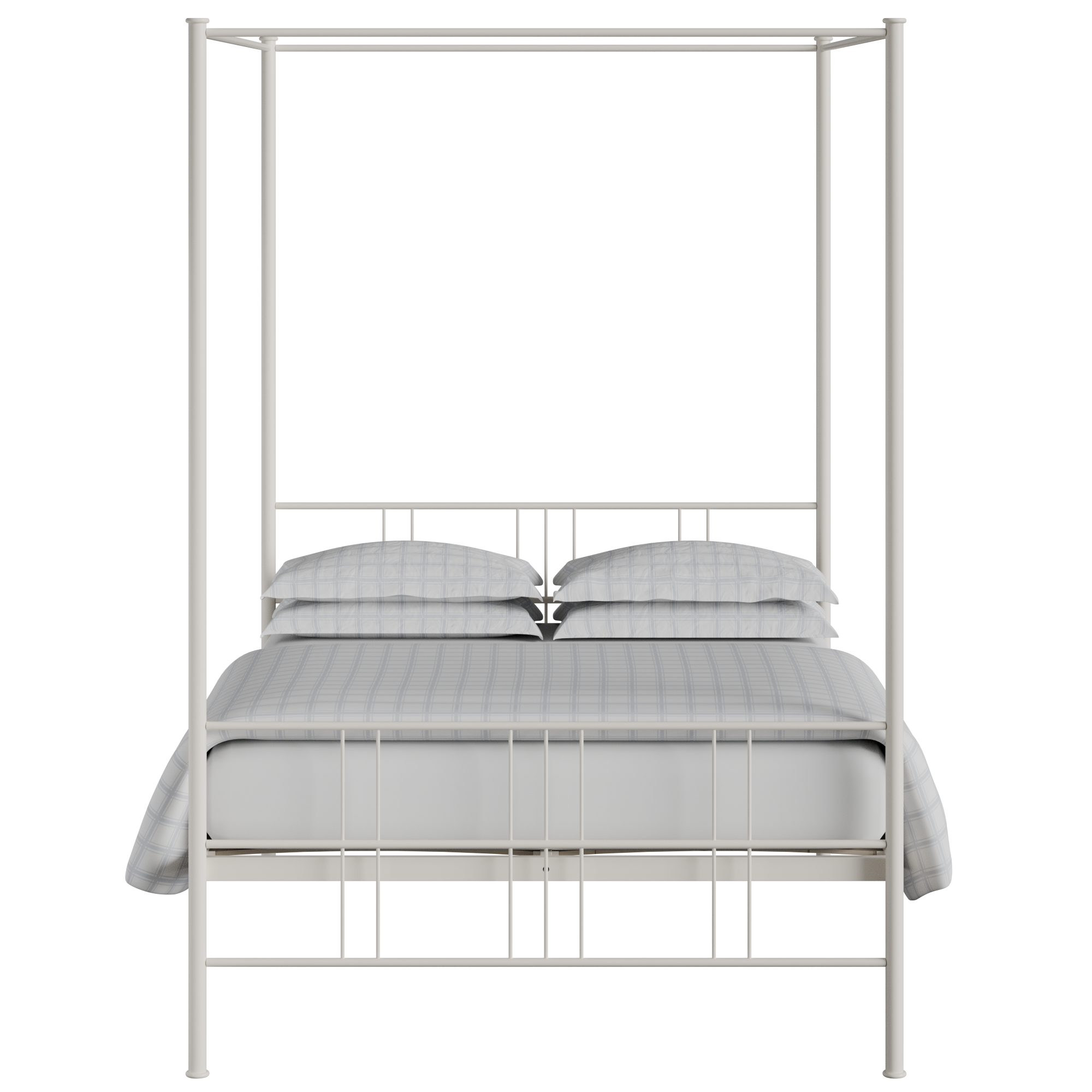 Toulon iron/metal bed in ivory