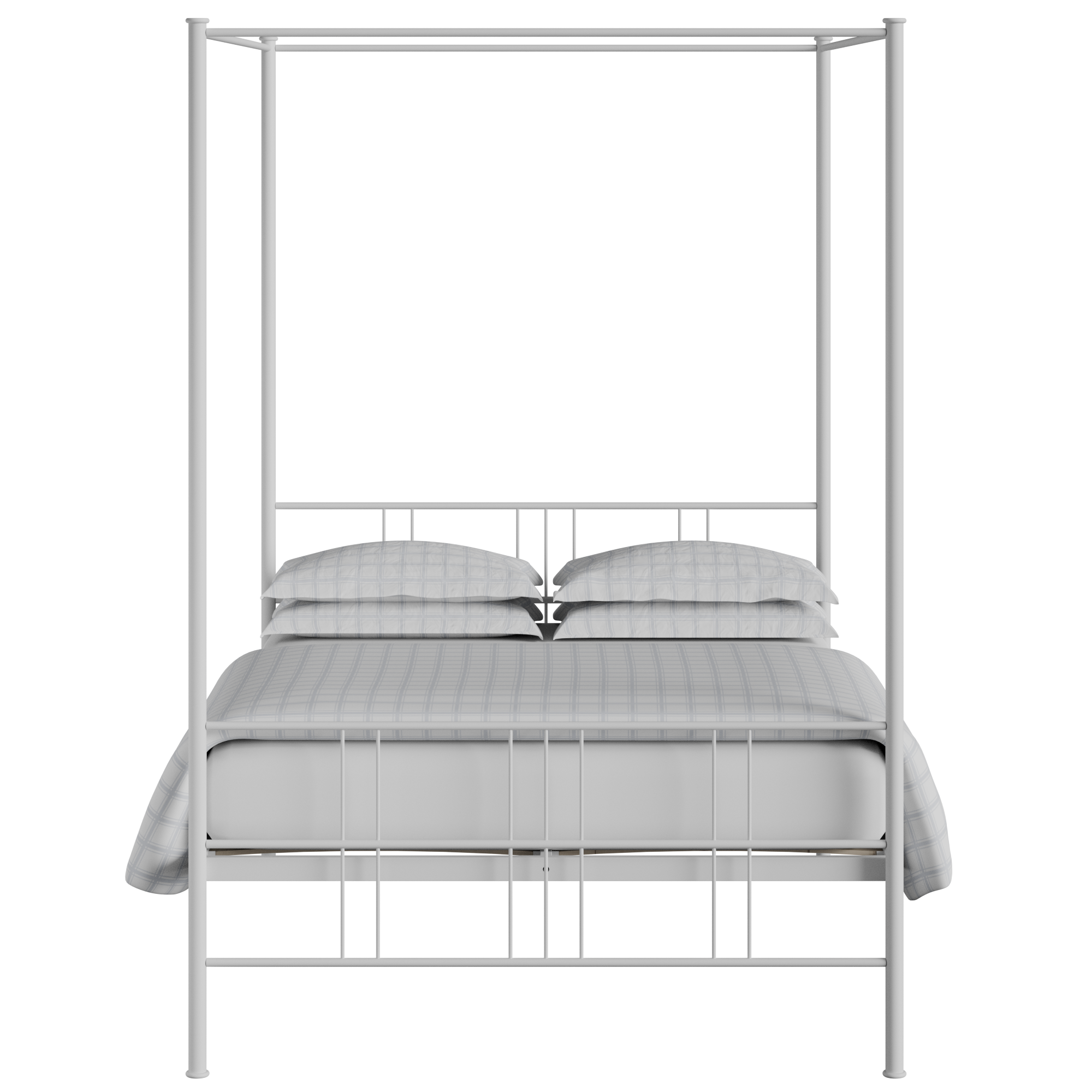 Toulon iron/metal bed in white