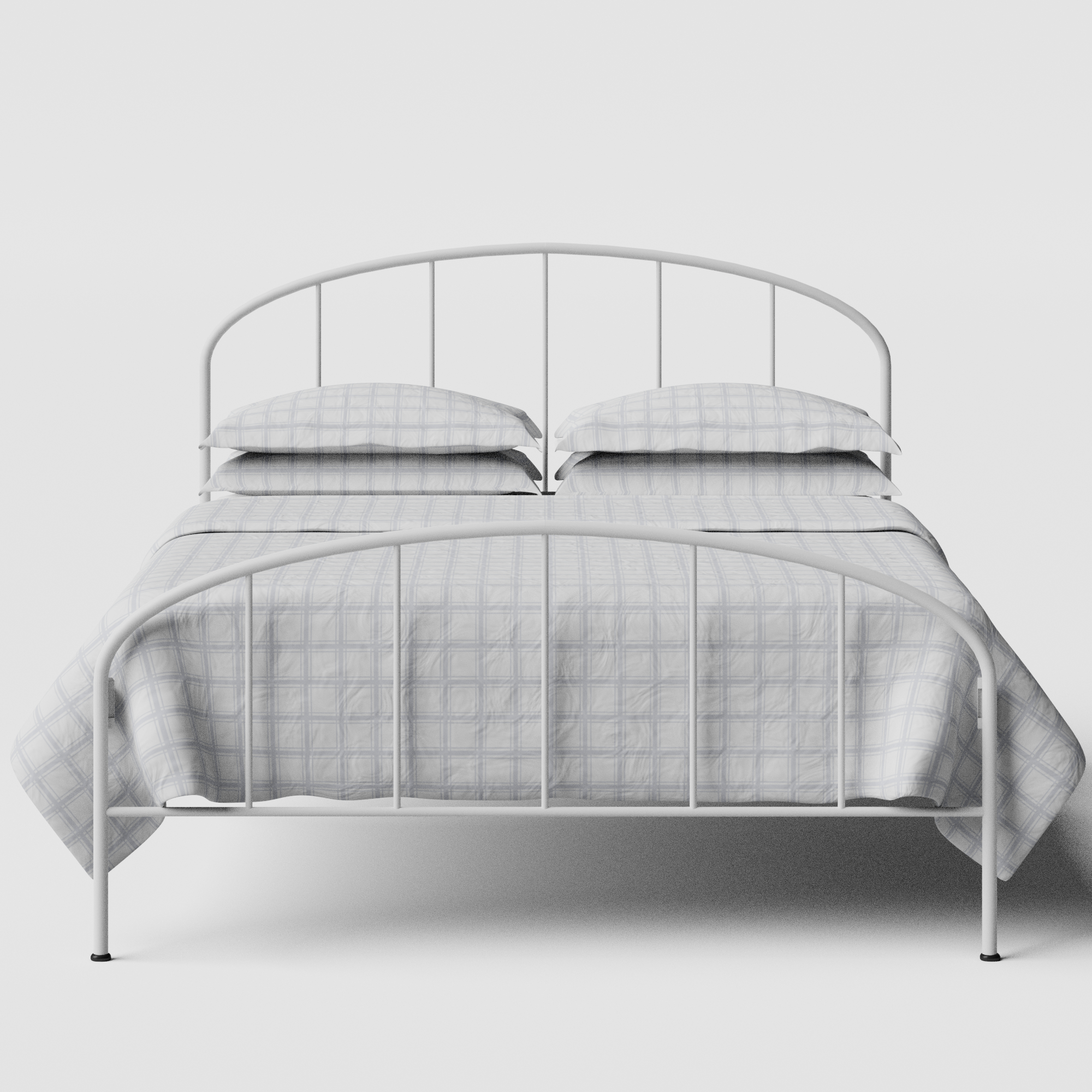 Waldo iron/metal bed in white