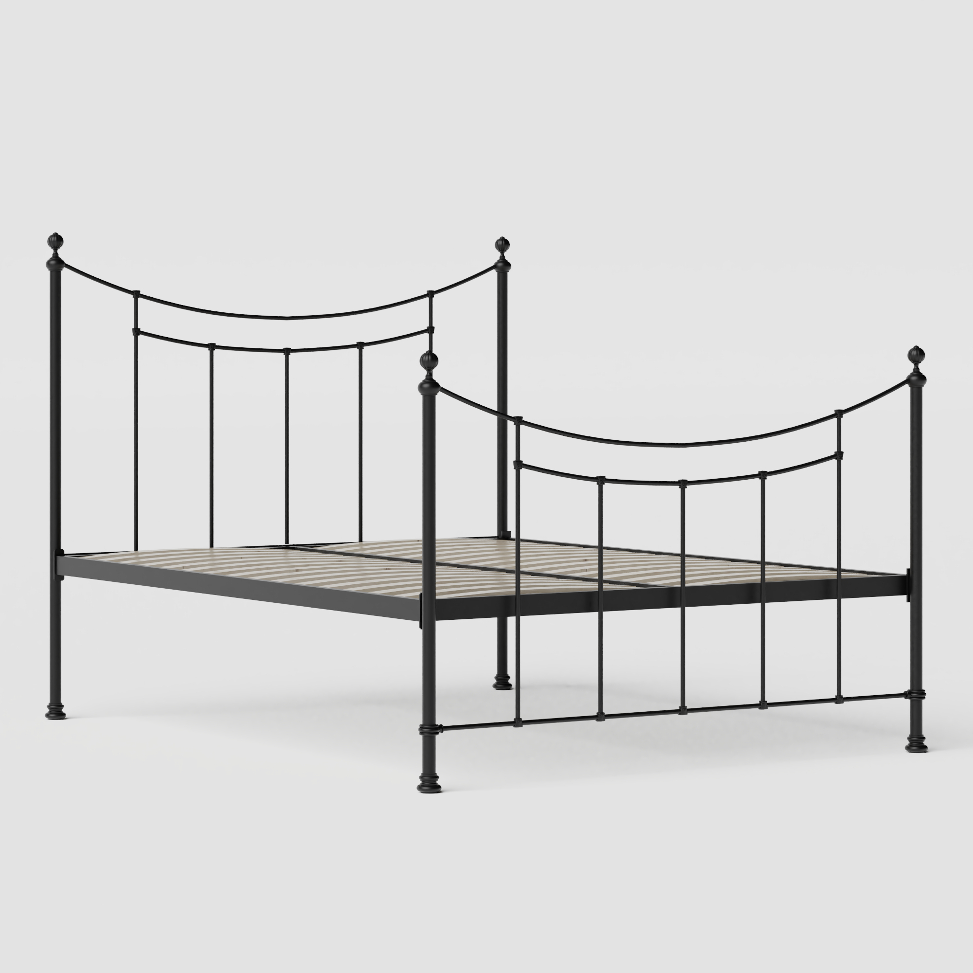 Winchester cama de metal en negro