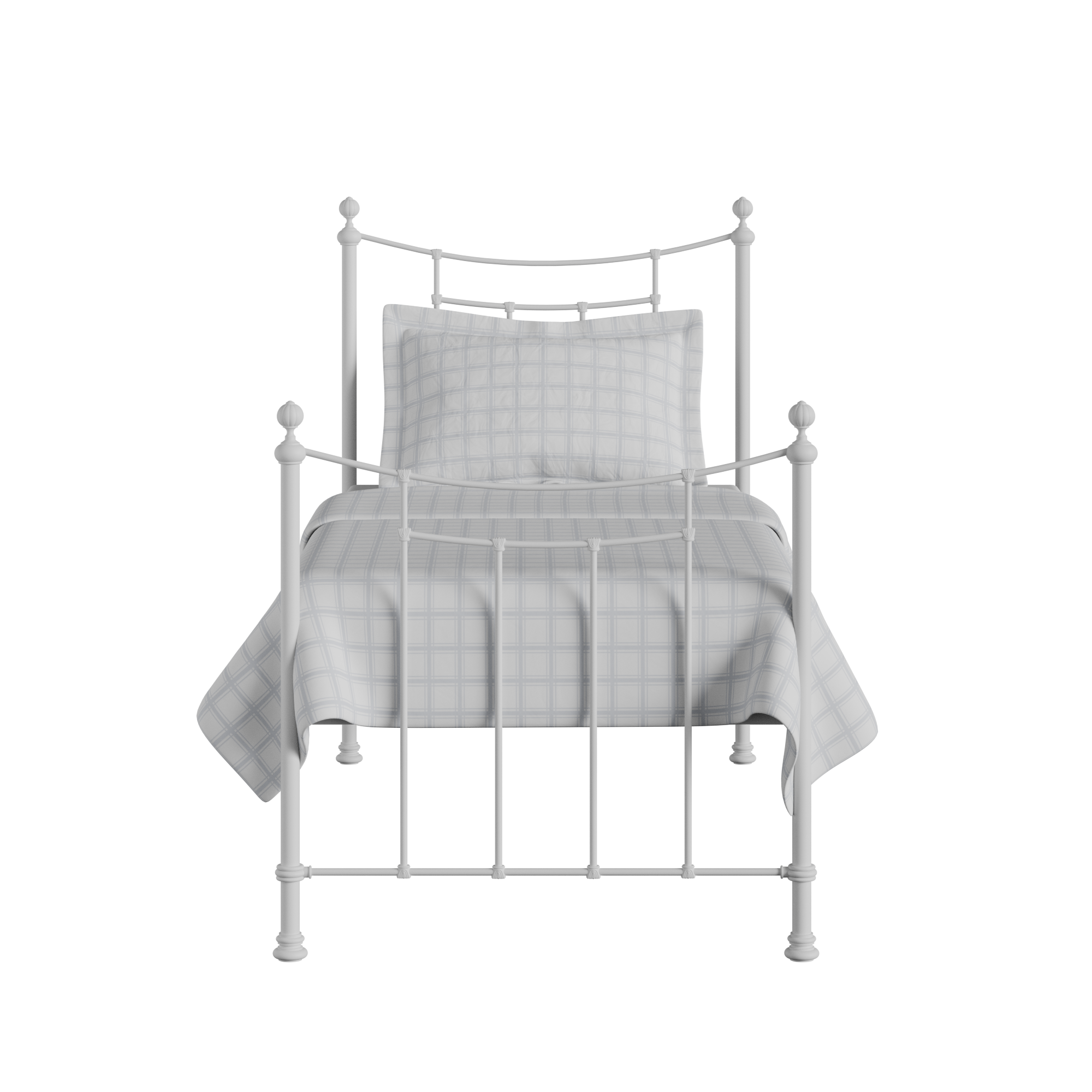 Winchester letto singolo in ferro bianco