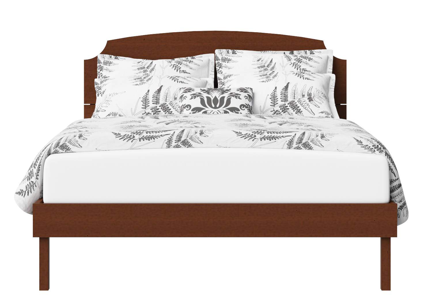 Kobe Wooden Bed Frame Original Co Uk Kobe Wood Bed In Dark Cherry