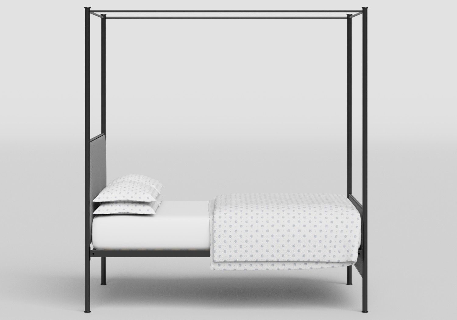 Reims Iron/Upholstered Four Poster Bed The Original Bed Co IE