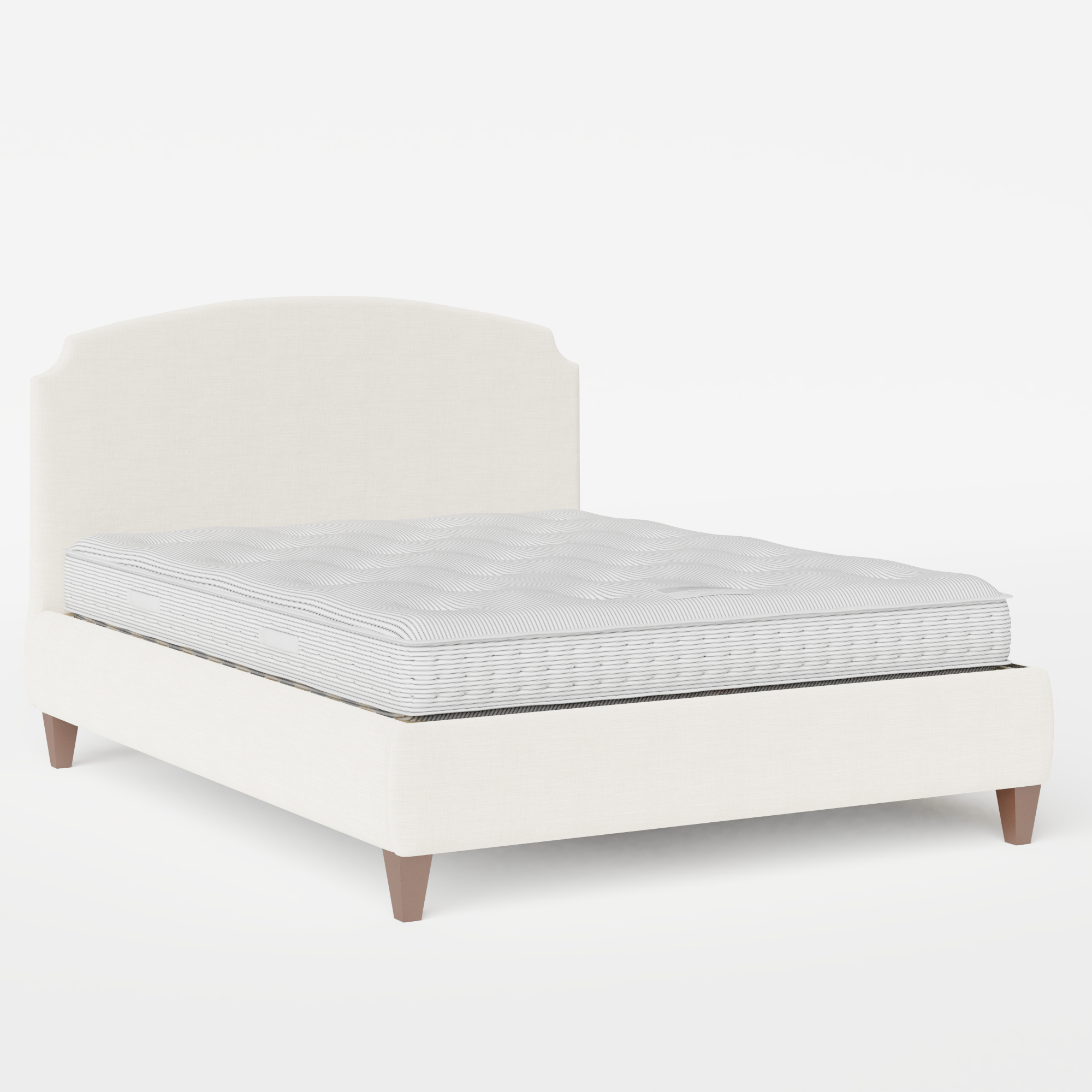 Lide upholstered bed in mist fabric