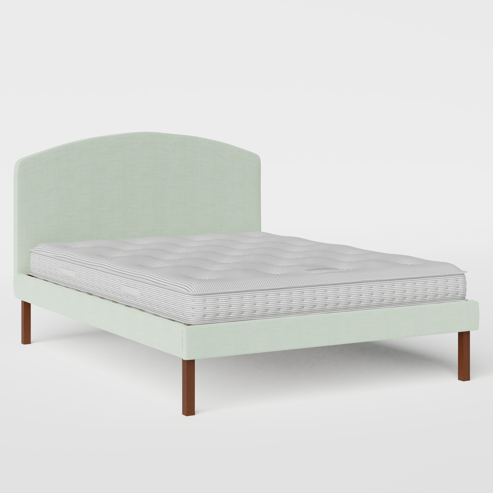 Okawa Upholstered upholstered bed in duckegg fabric
