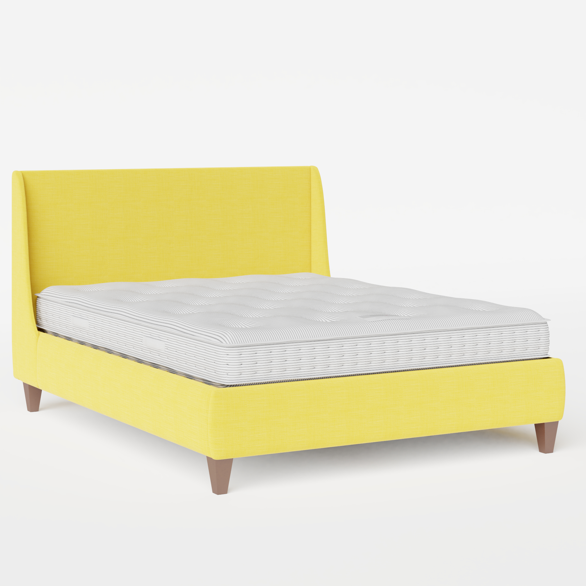 Sunderland upholstered bed in sunflower fabric