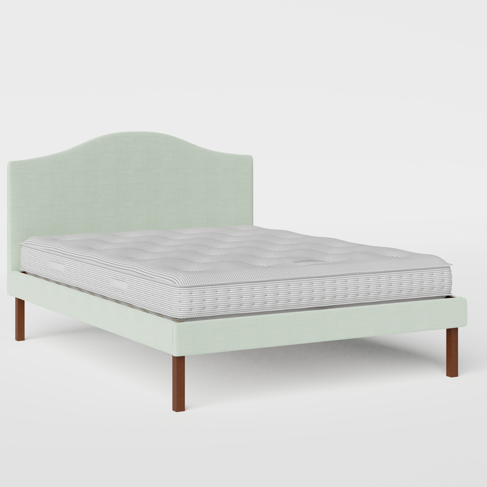 Yoshida Upholstered upholstered bed in duckegg fabric