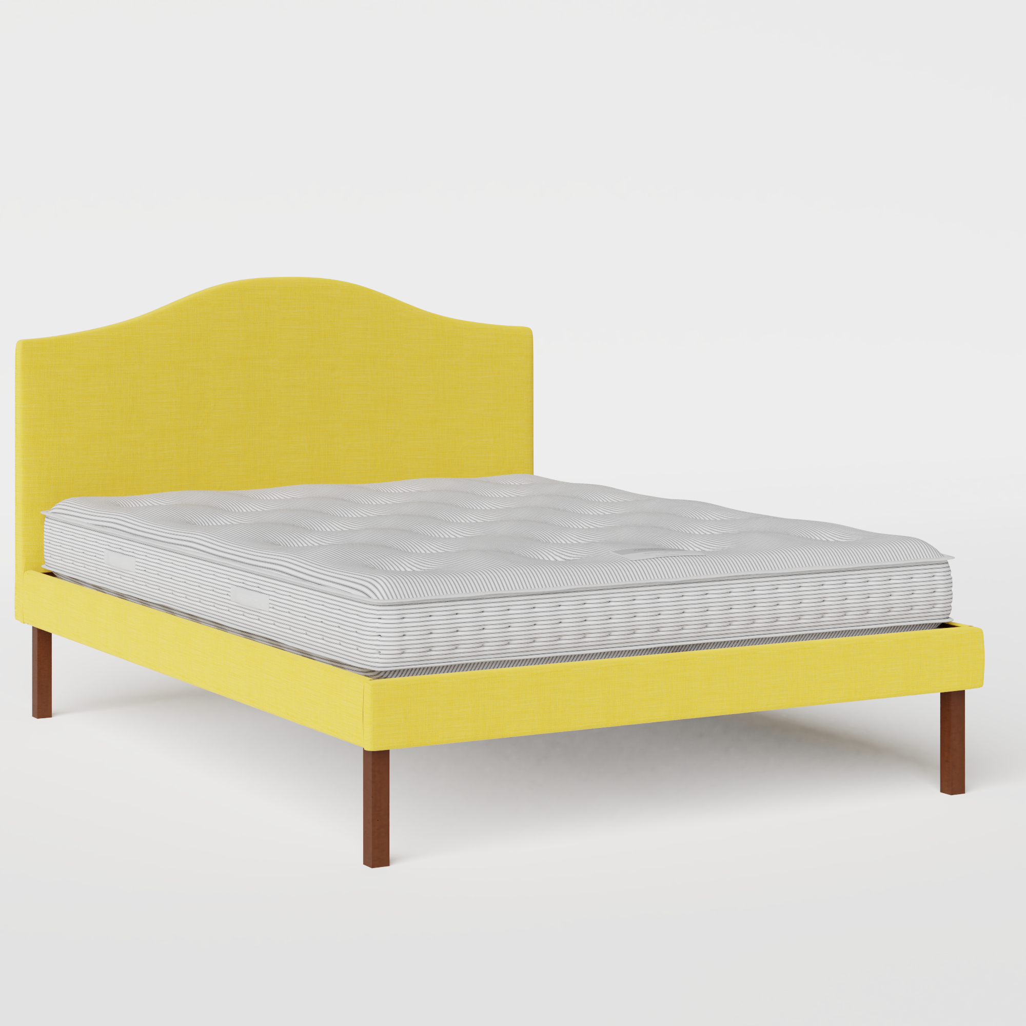 Yoshida Upholstered upholstered bed in sunflower fabric