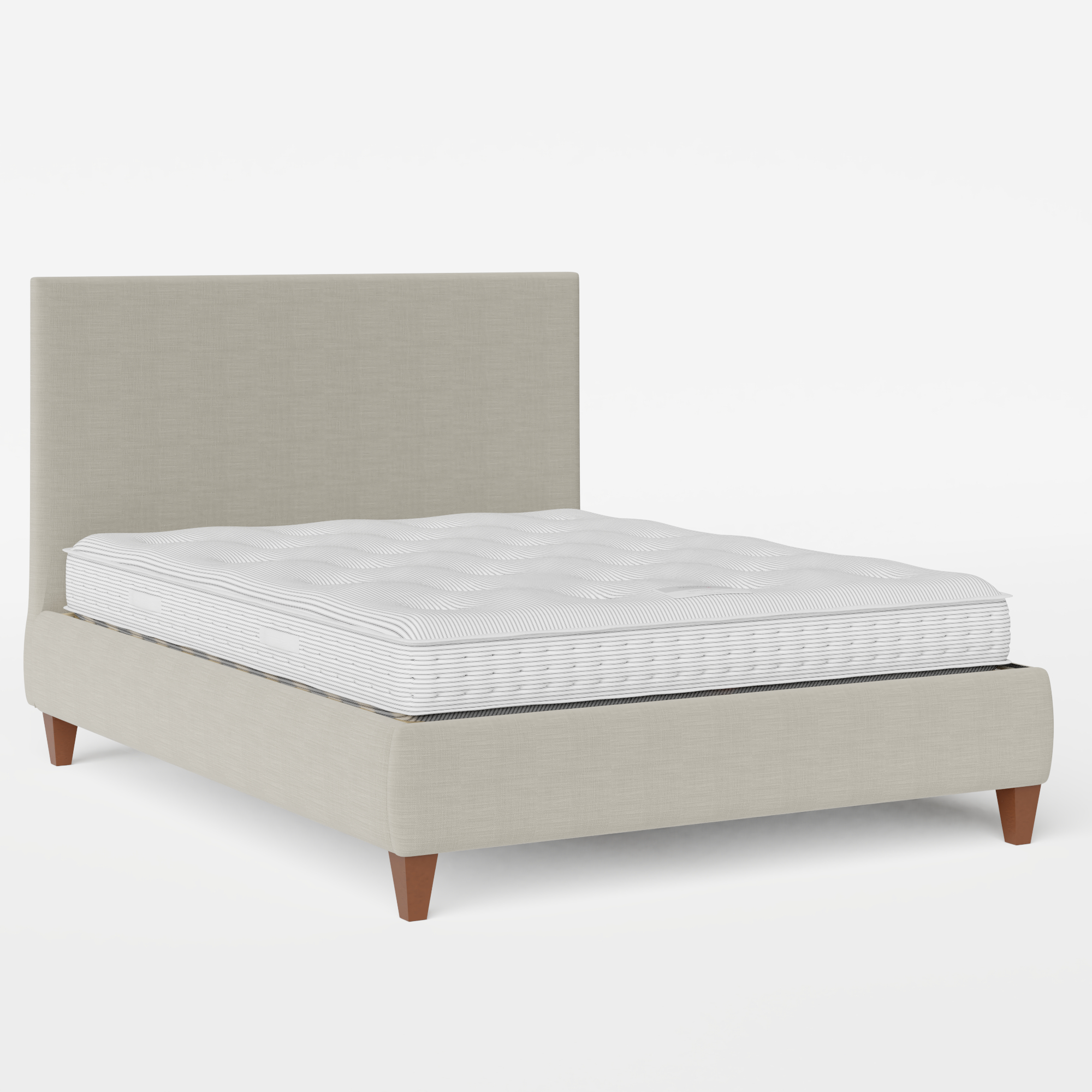 Yushan stoffen bed in grijs