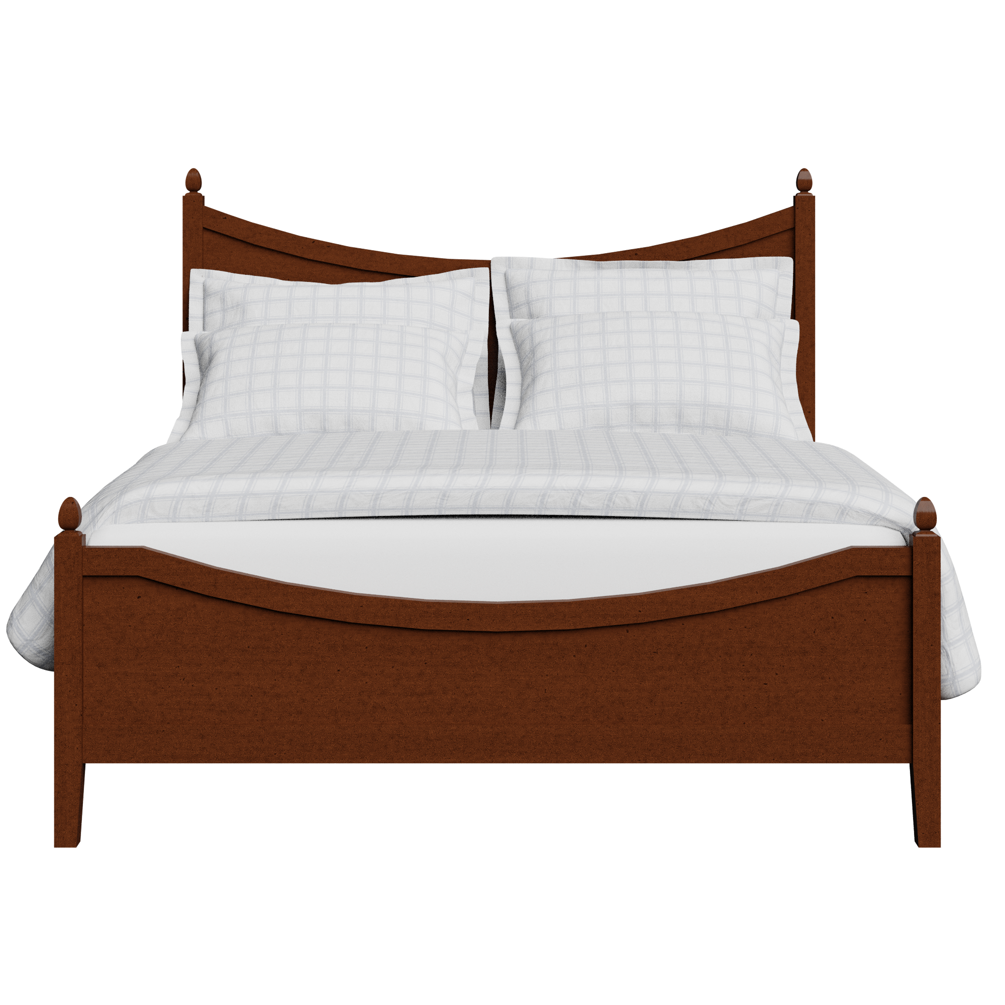 Blake Low Footend houten bed in dark cherry