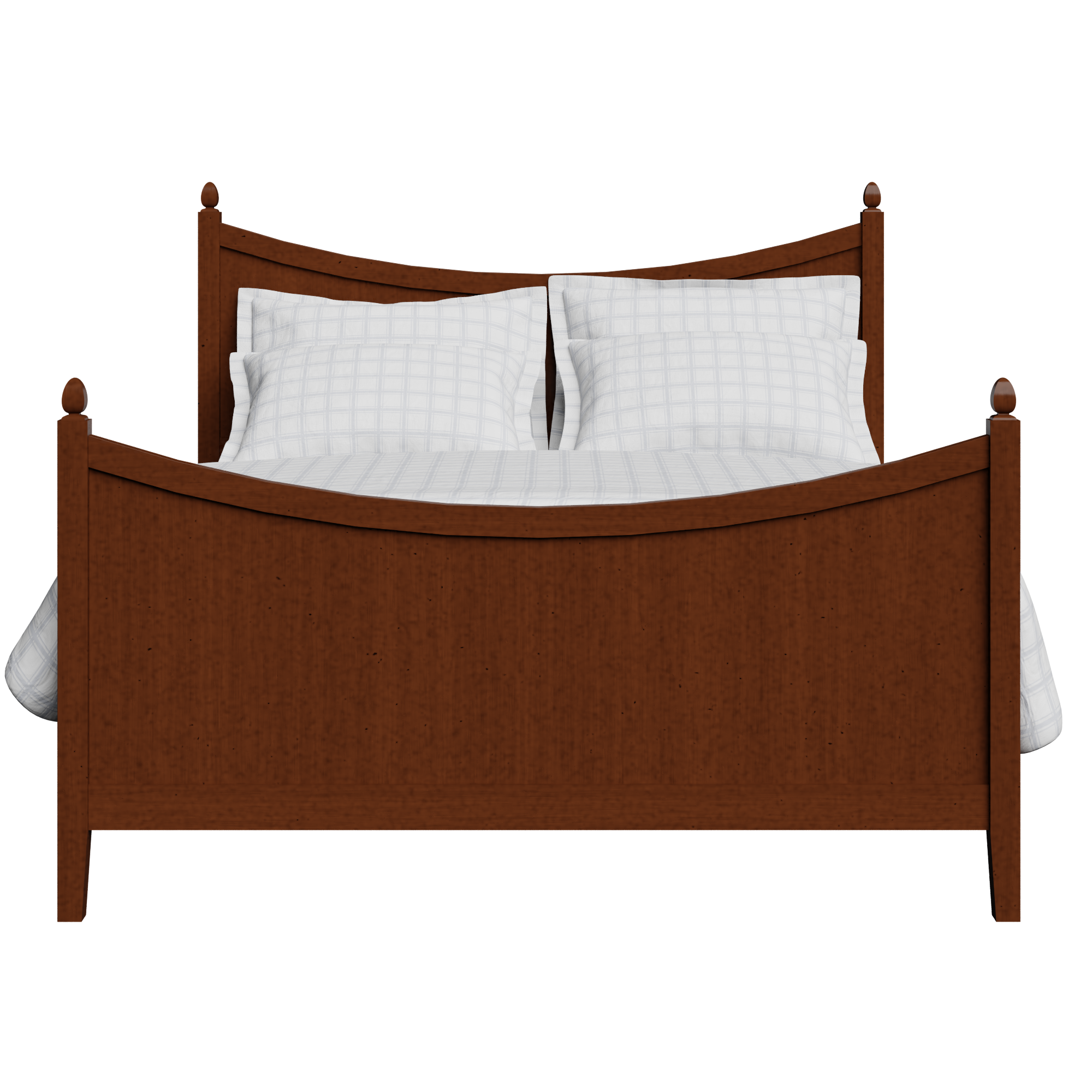 Blake houten bed in dark cherry