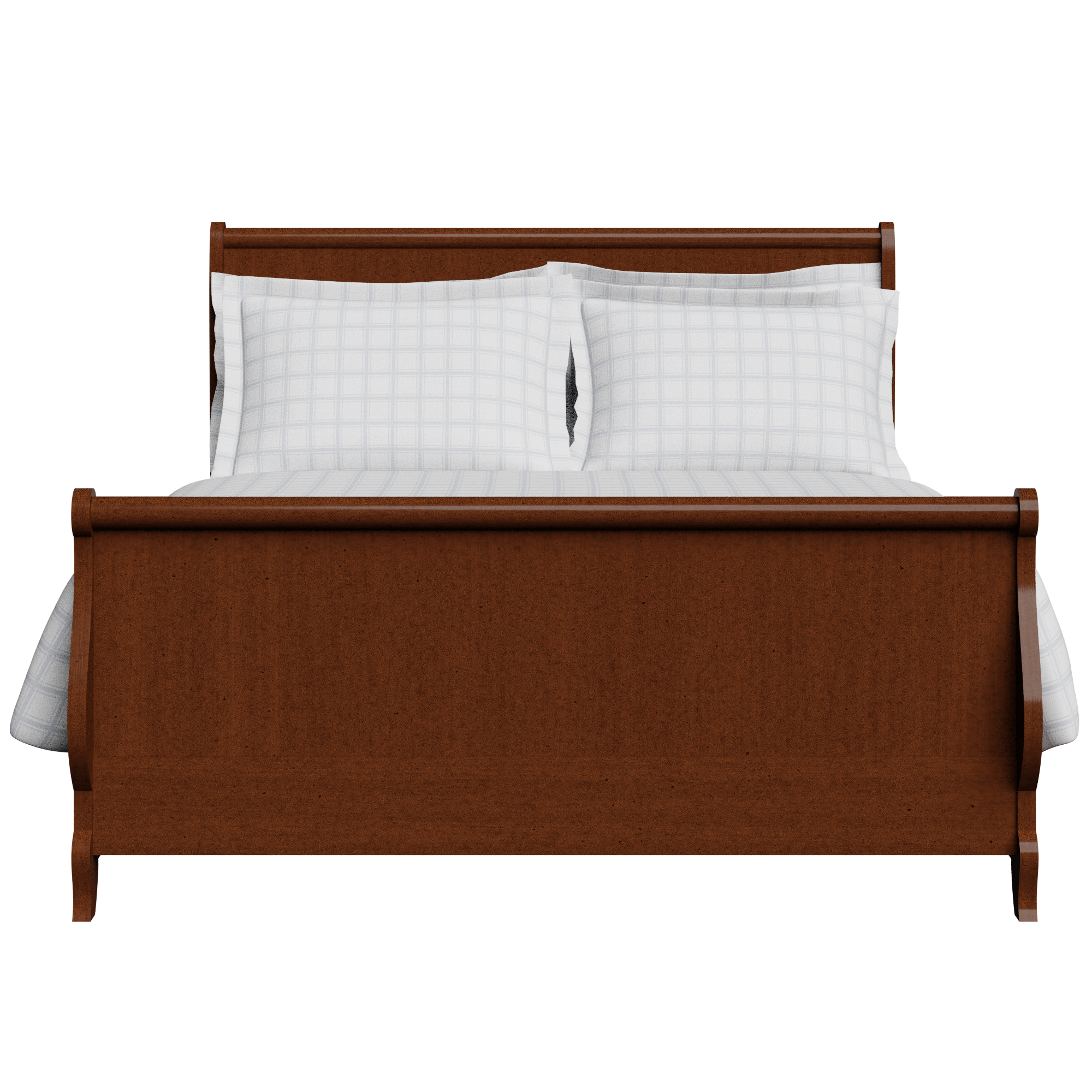 Elliot houten bed in dark cherry