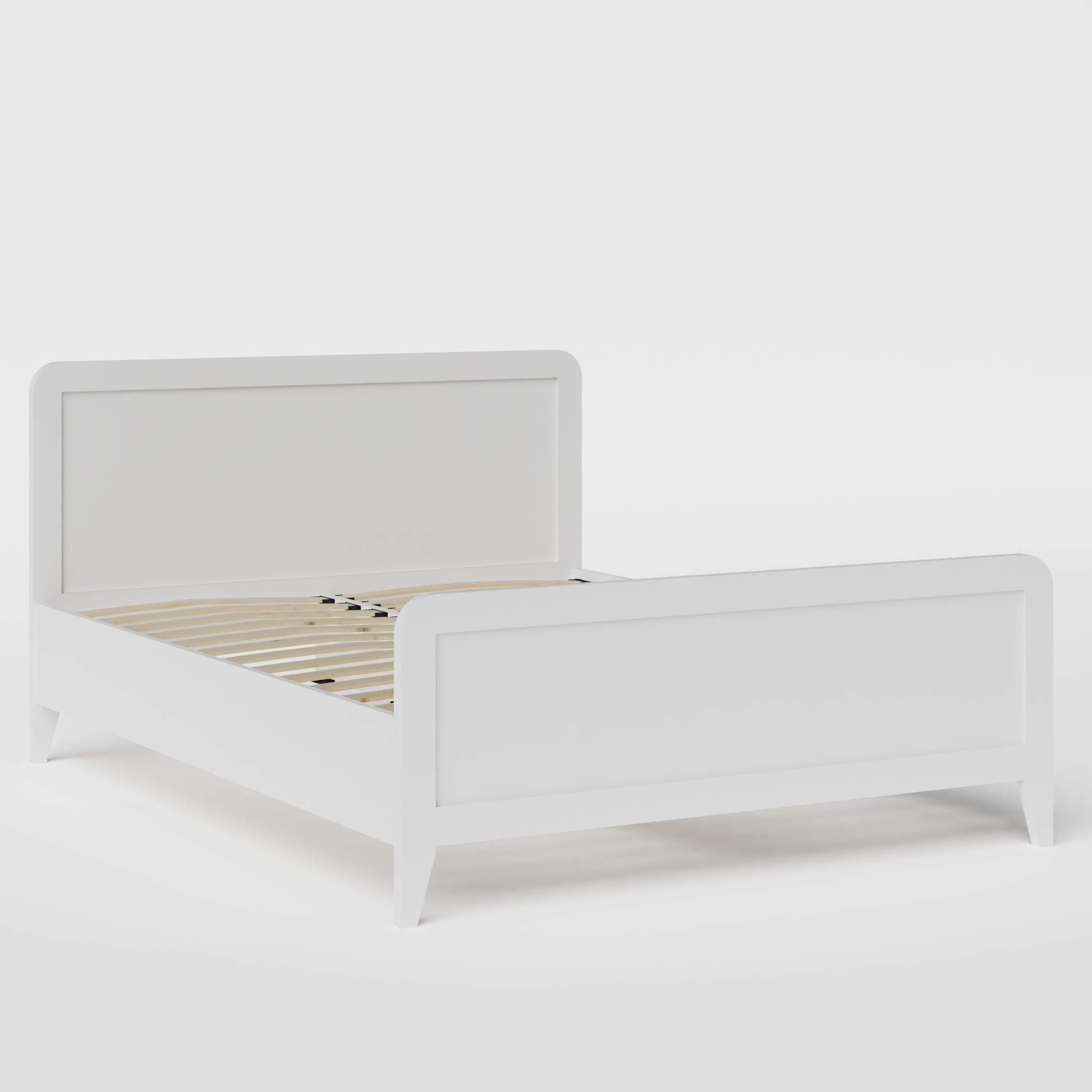 Keats Painted letto in legno bianco