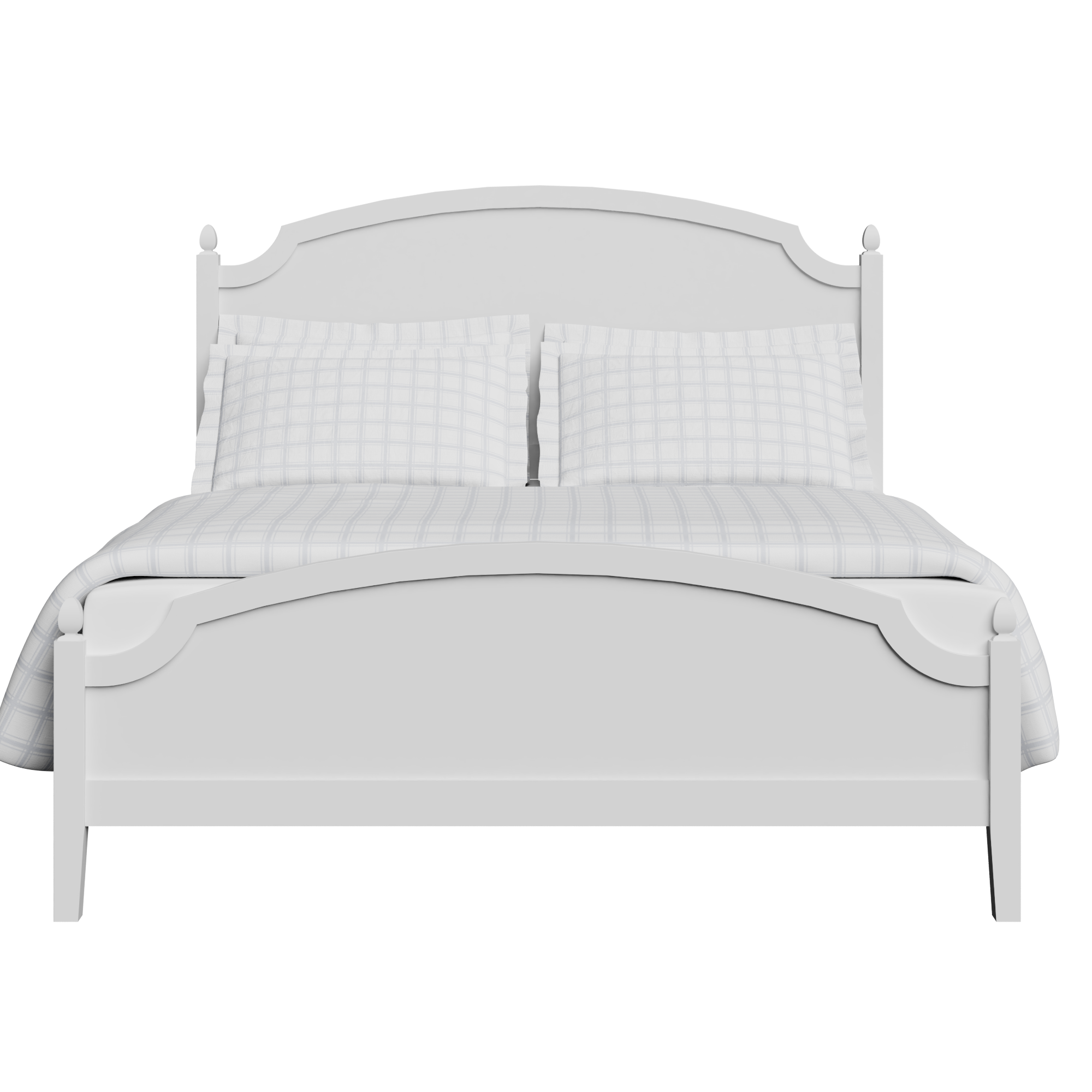 Kipling Low Footend Painted houten bed in wit