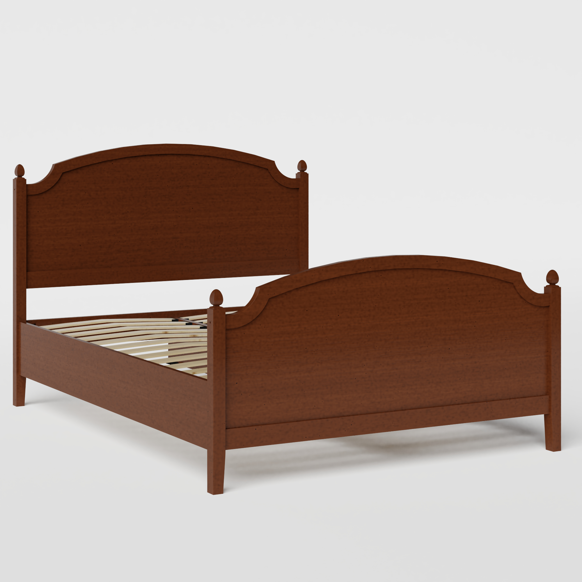 Kipling houten bed in dark cherry