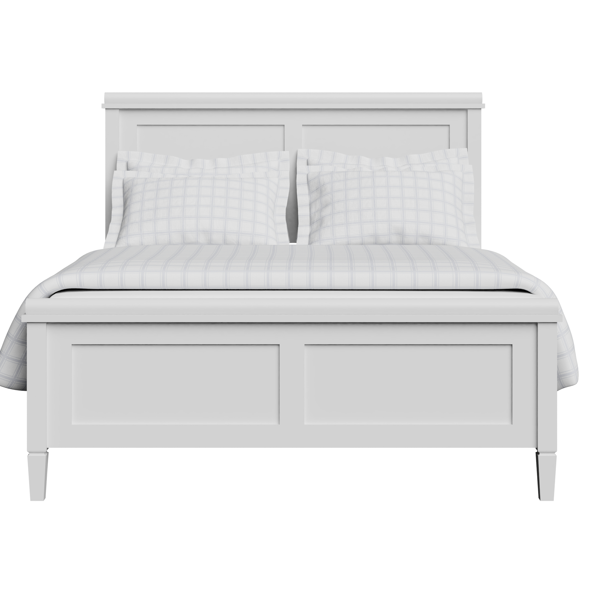 Nocturne Painted Wood Bed Frame The, White Bed Frame Full