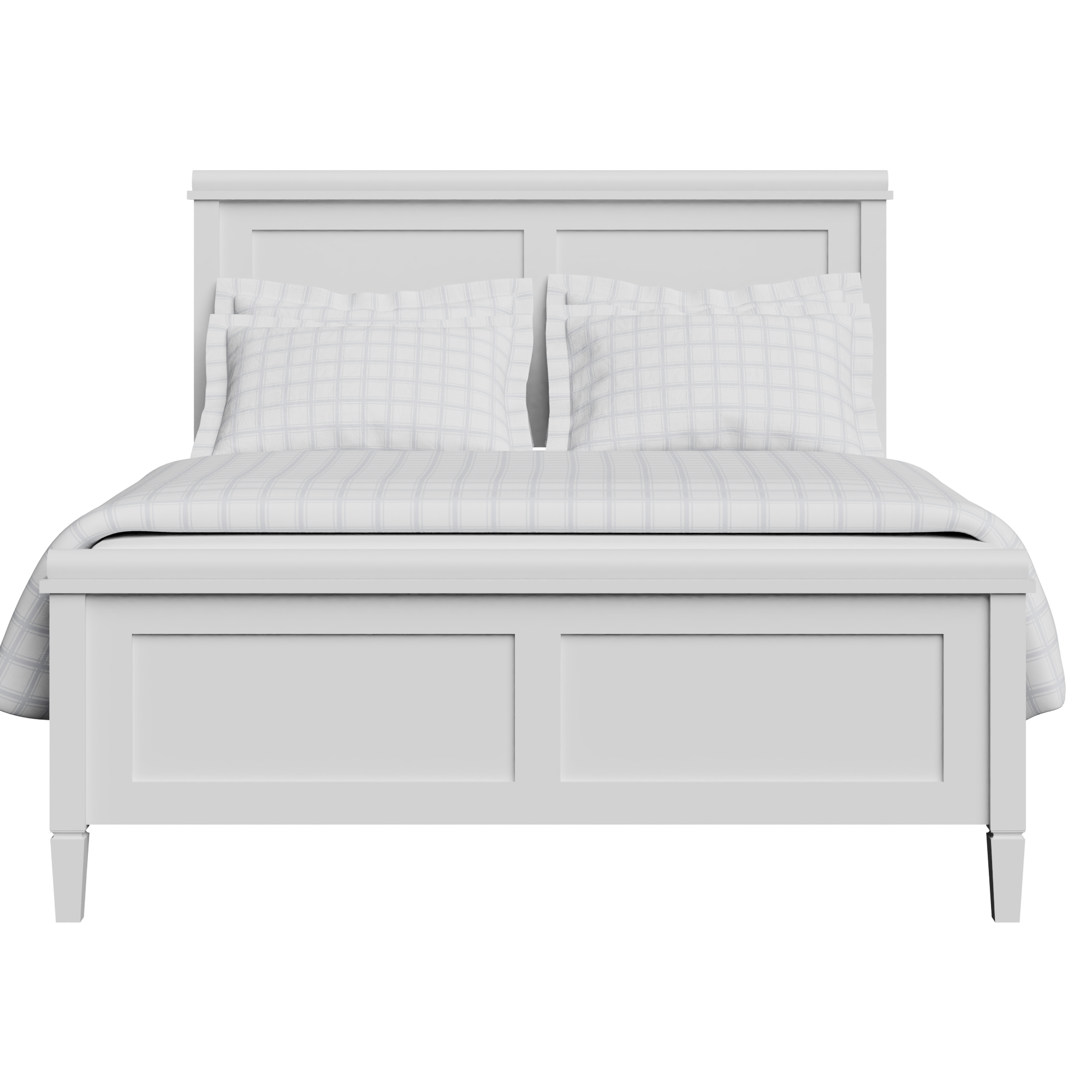Nocturne Painted houten bed in wit