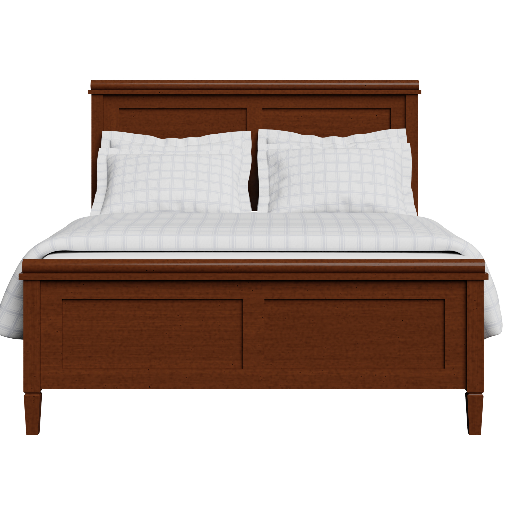 Dark Cherry Wood Bed Frame