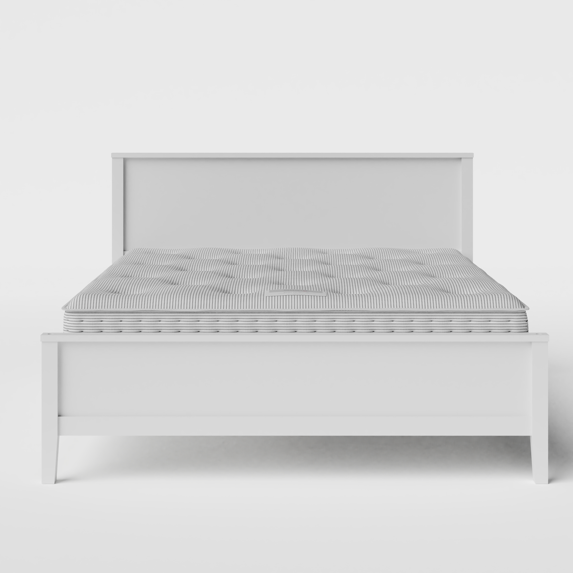 Ramsay Painted cama de madera pintada en blanco con colchón