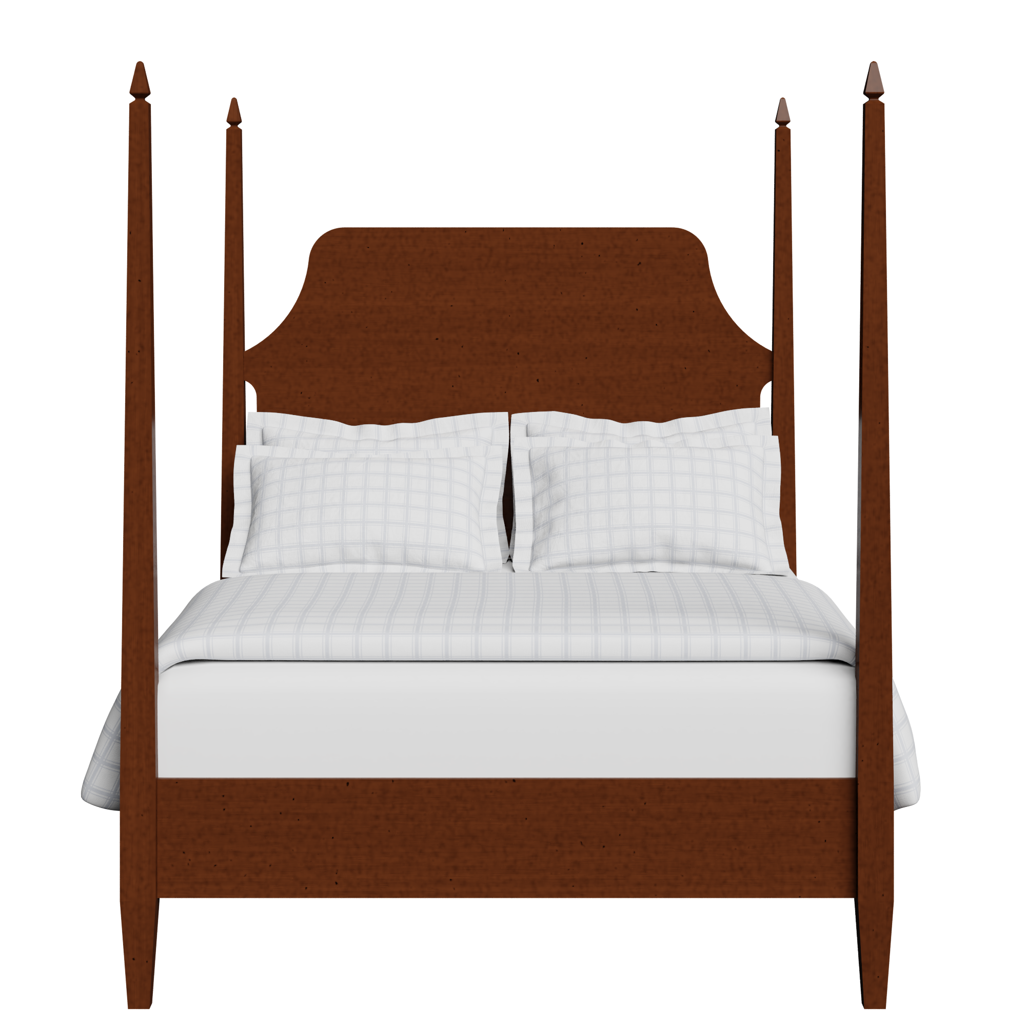 Turner houten bed in dark cherry