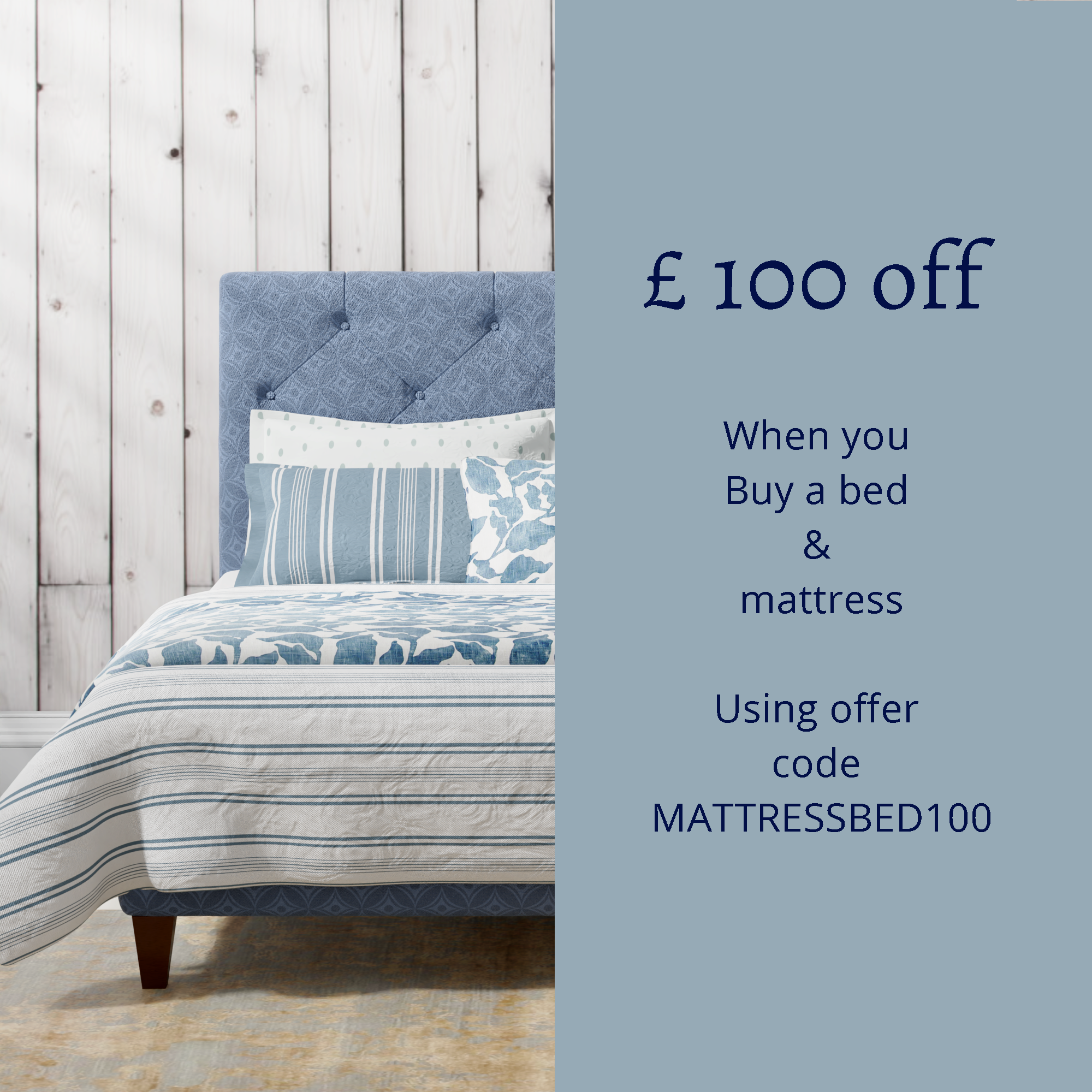 Upholstered beds & bed frames by The Original Bed Co