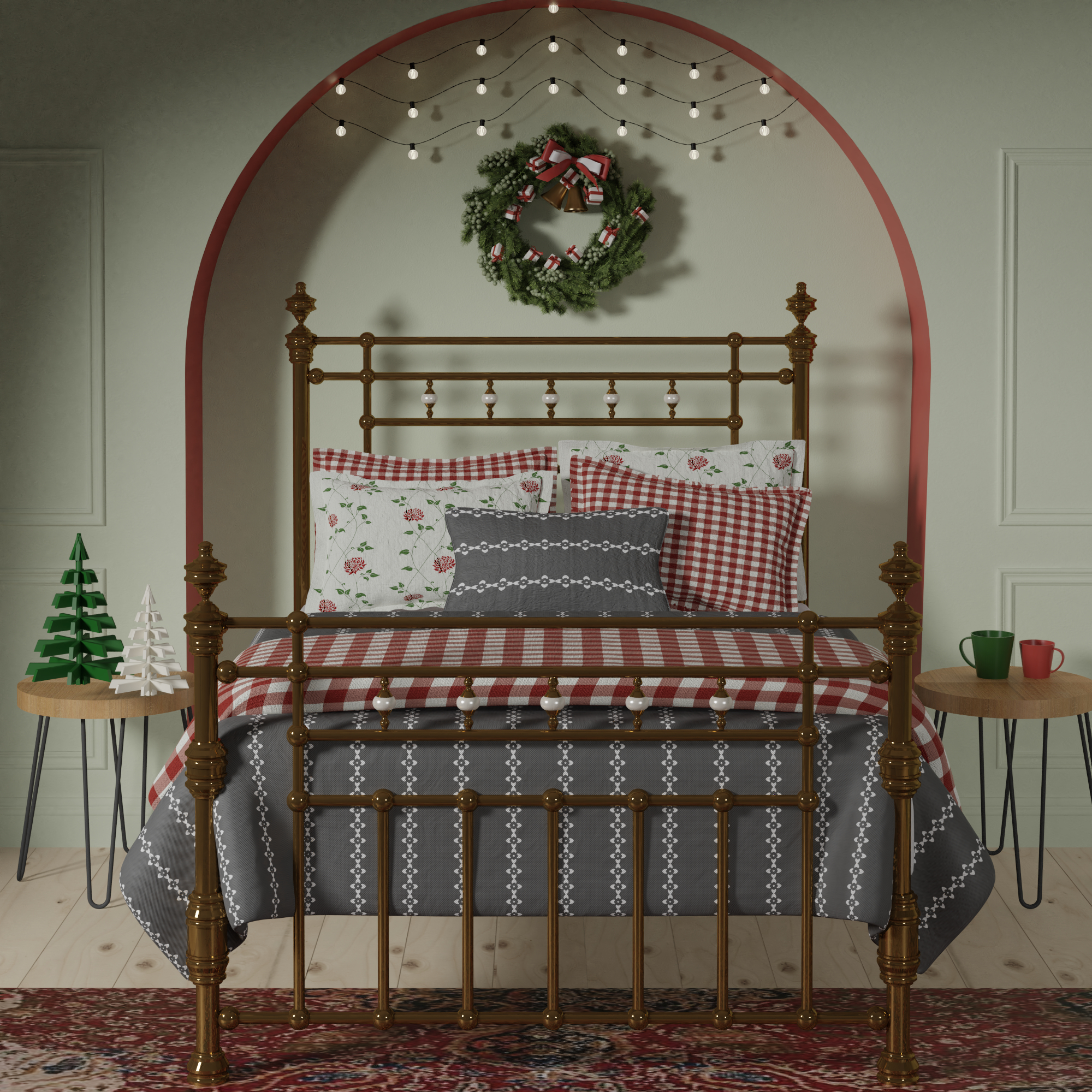 Boyne brass bed - Image Christmas 2021