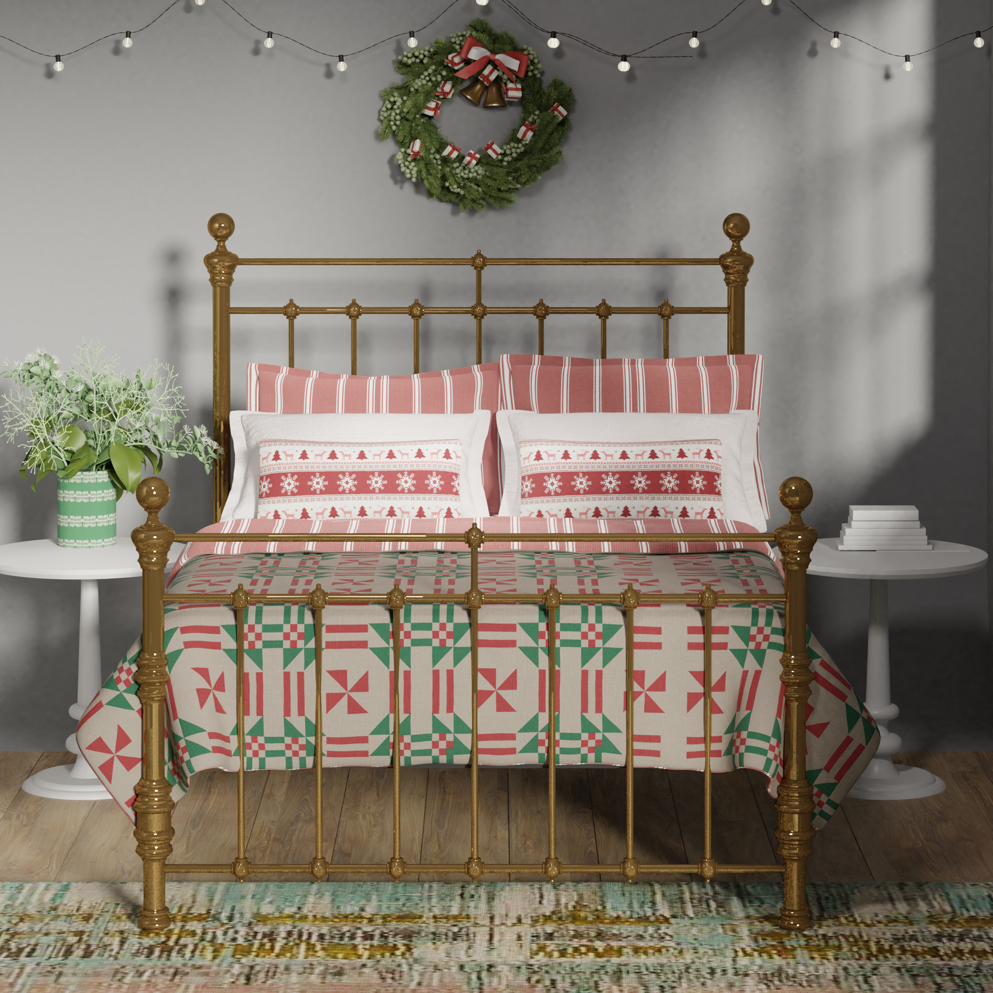 Brass beds & bed frames made from pure brass by The Original Bed Co.