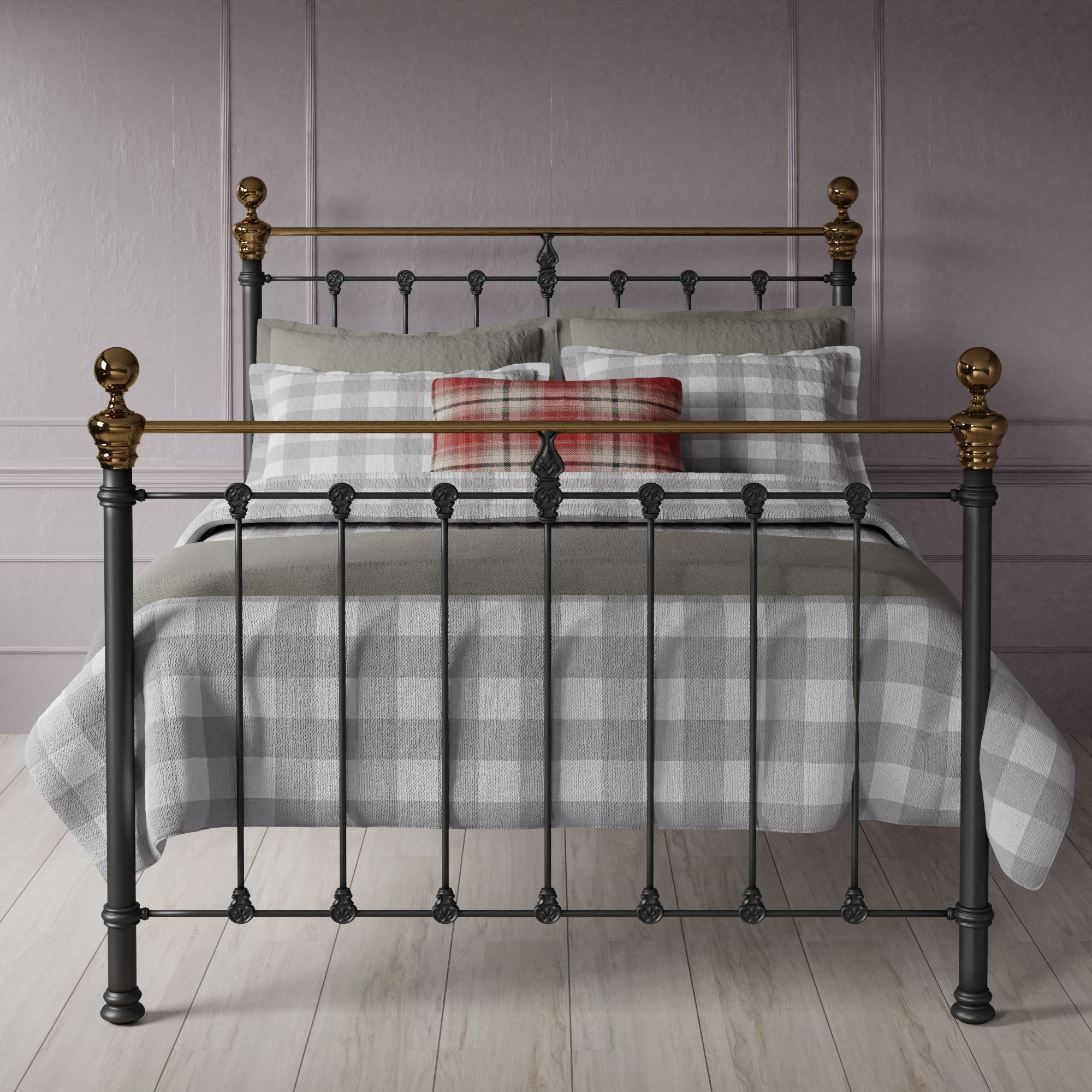 King sized metal beds by The Original Bed Co.