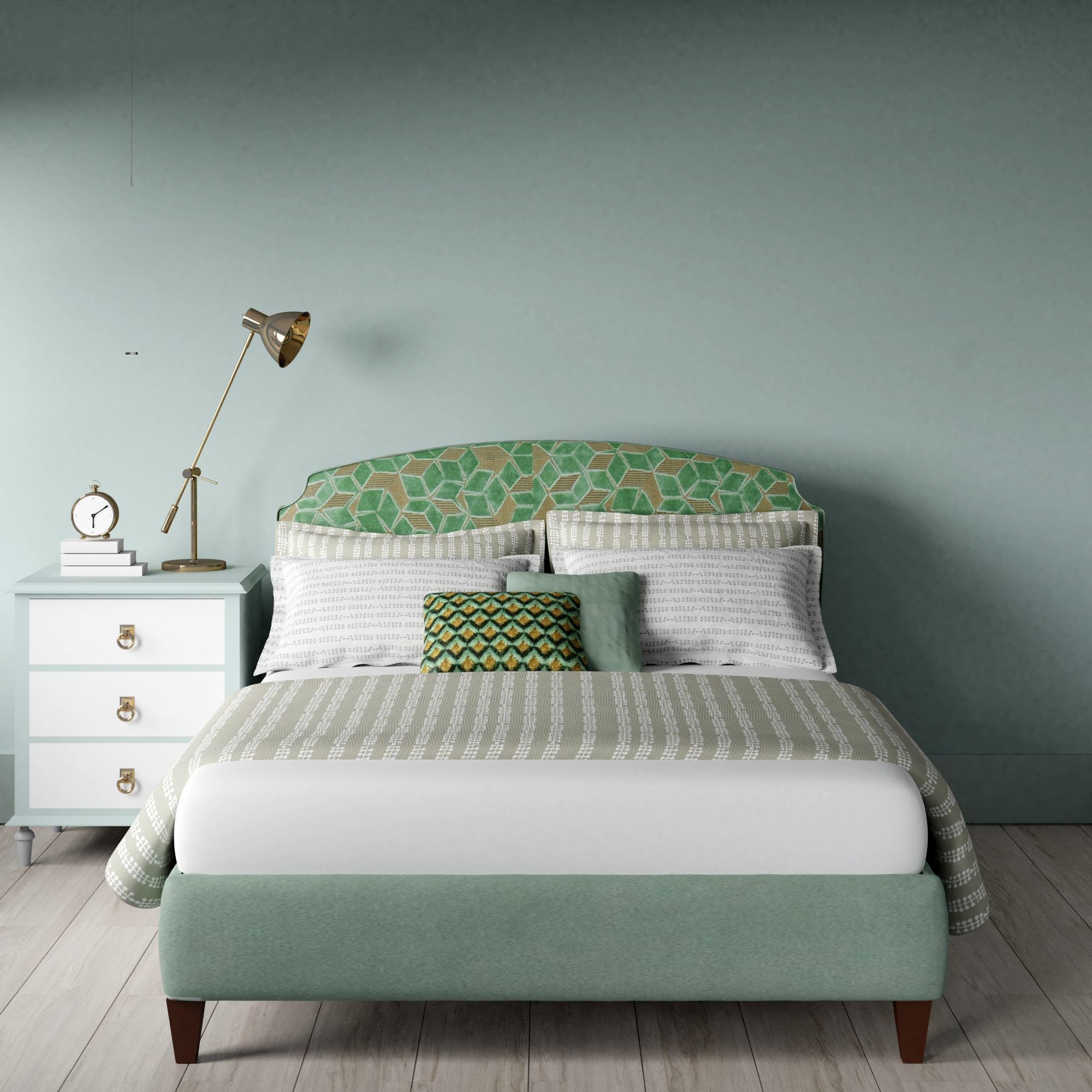 Small double upholstered beds by The Original Bed Co.
