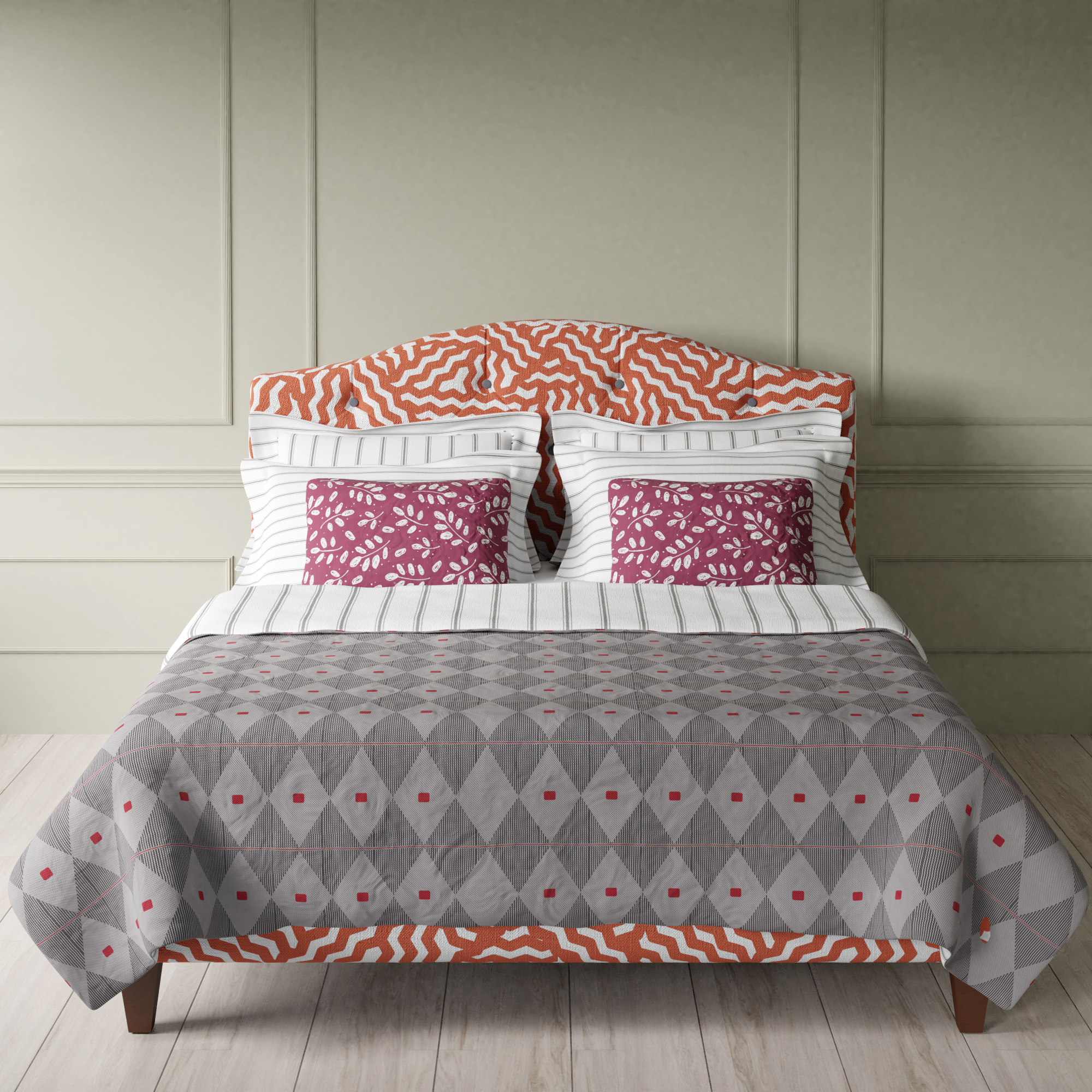 Upholstered bed thumbnail image